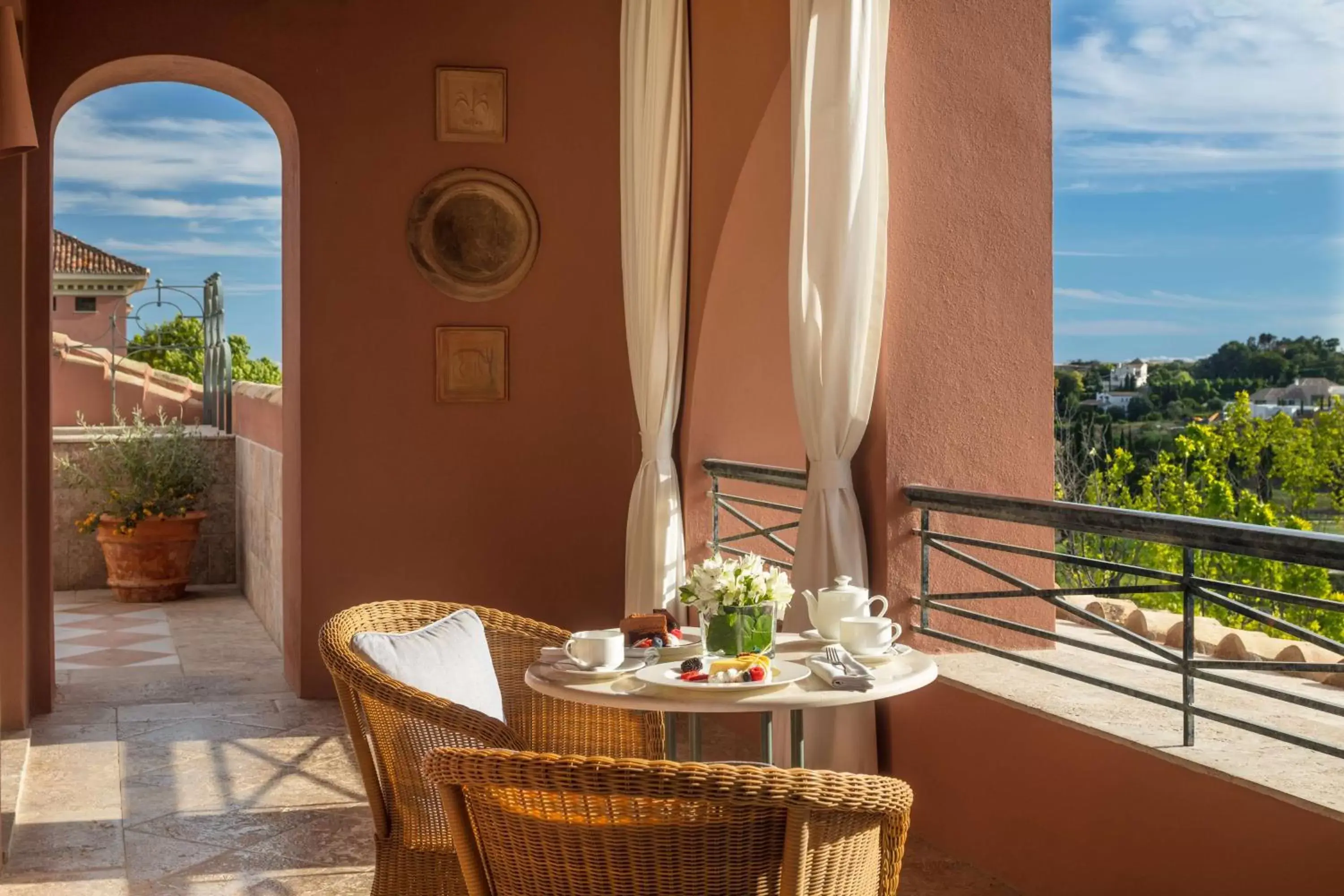 Bedroom, Balcony/Terrace in Anantara Villa Padierna Palace Benahavís Marbella Resort - A Leading Hotel of the World