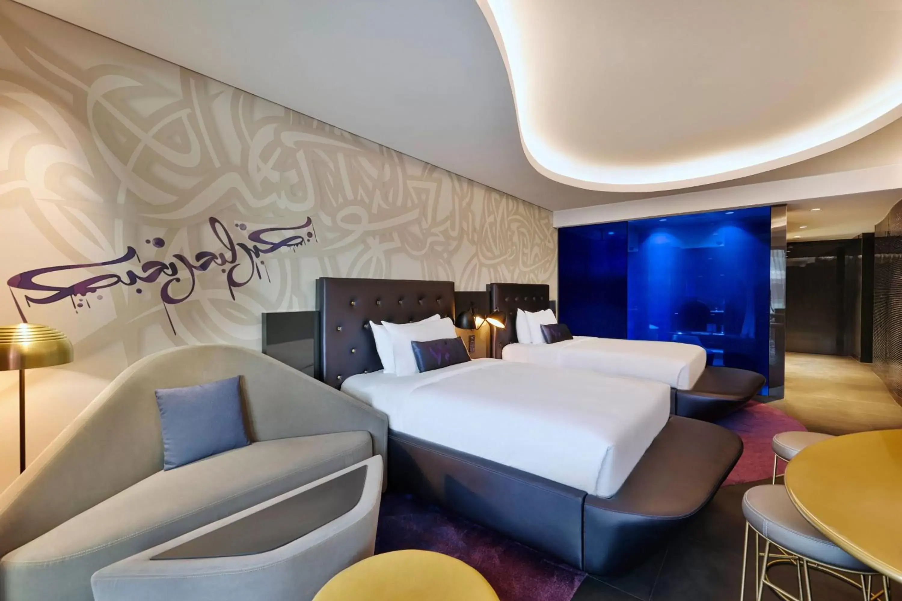Photo of the whole room, Bed in W Dubai - The Palm