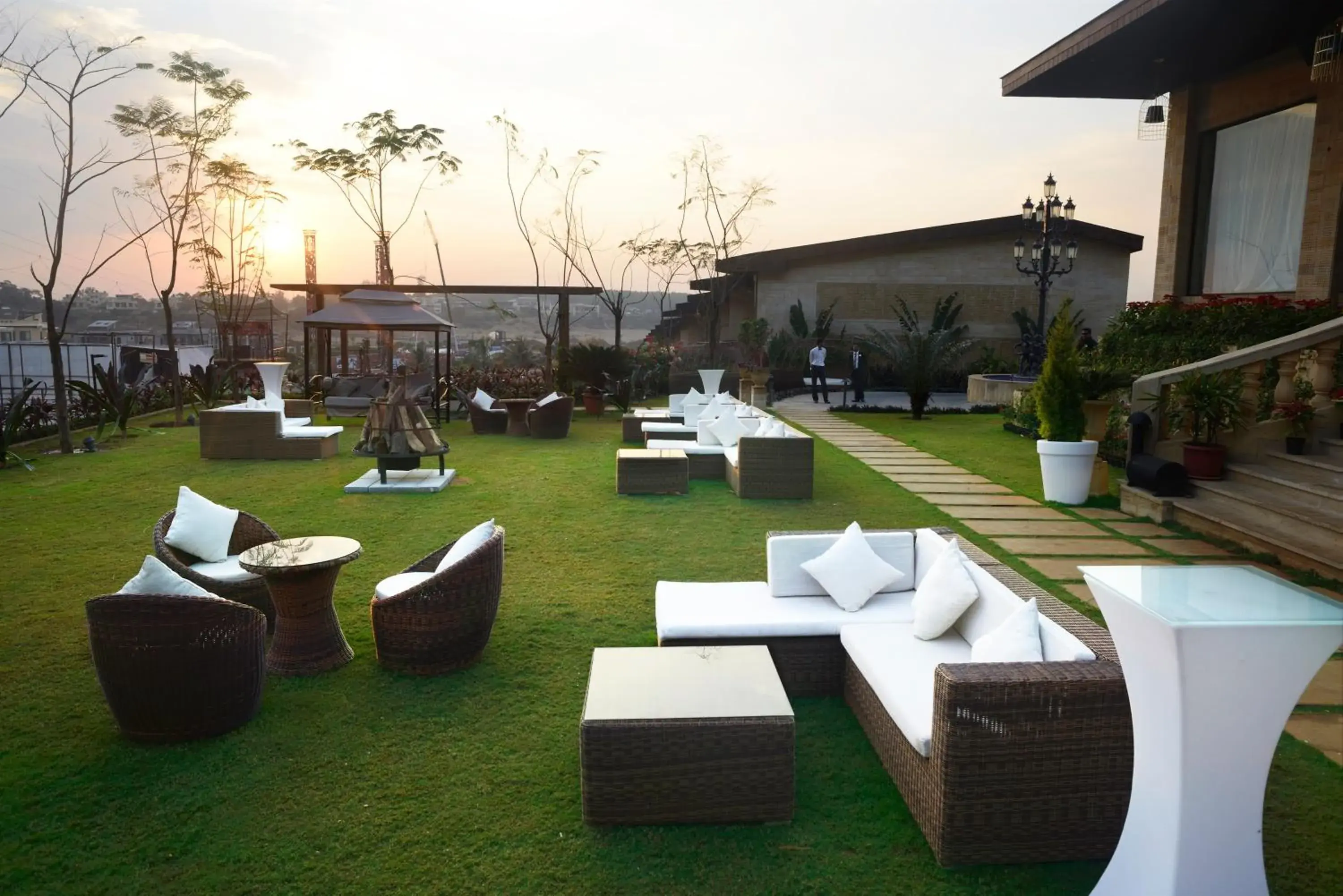 Seating area in Della Resorts