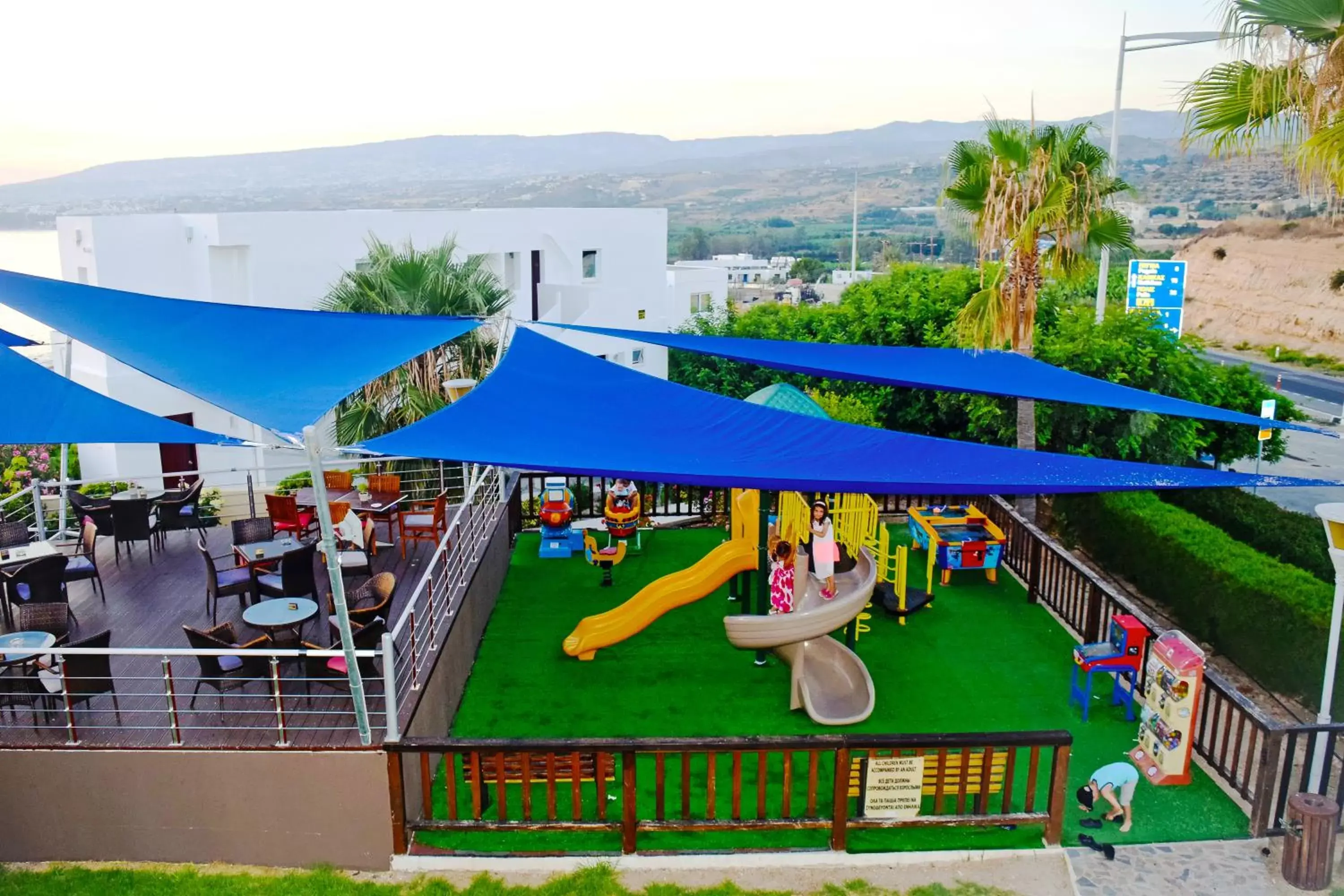Children play ground, Pool View in Theo Sunset Bay Hotel