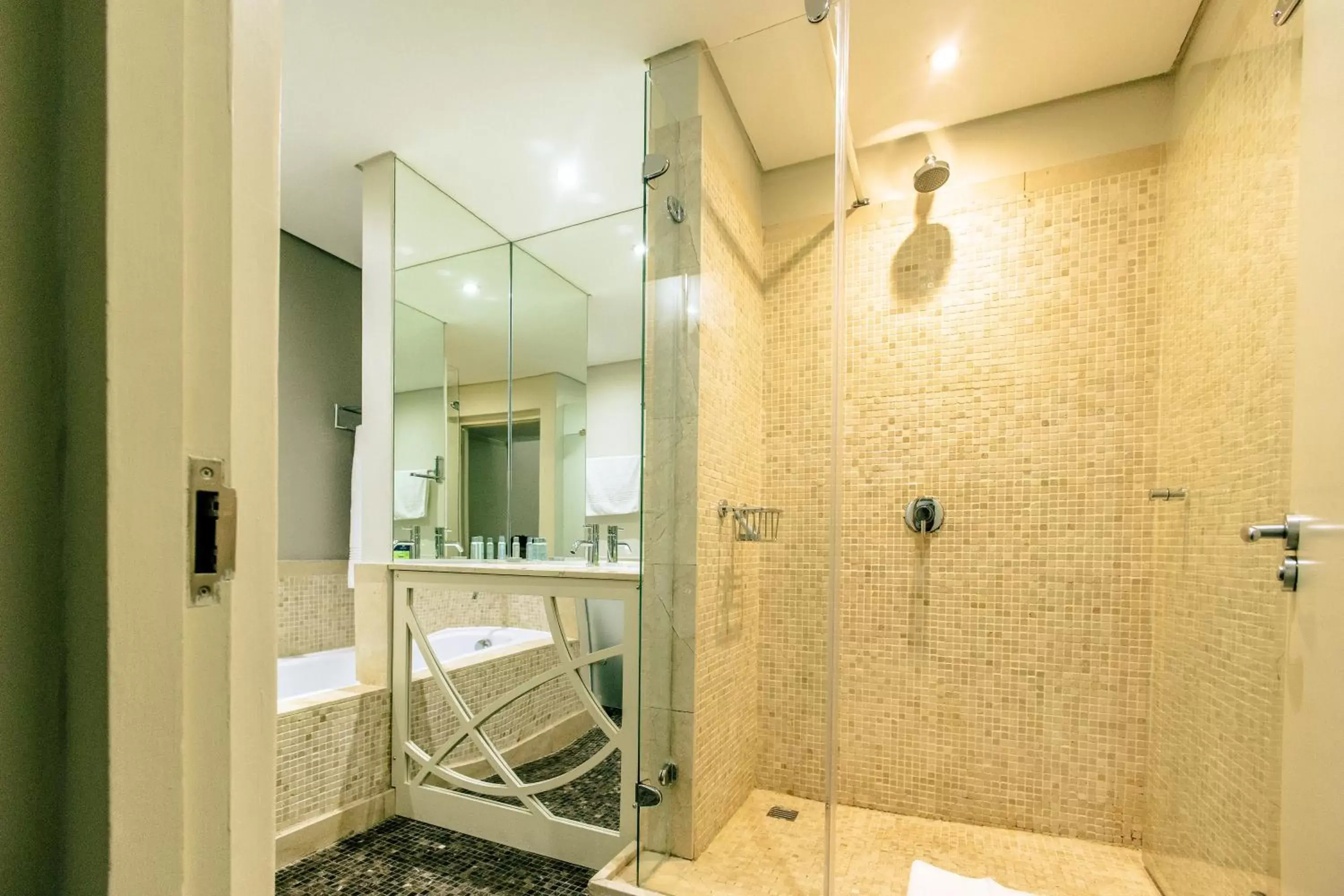 Shower, Bathroom in Lagoon Beach Hotel & Spa