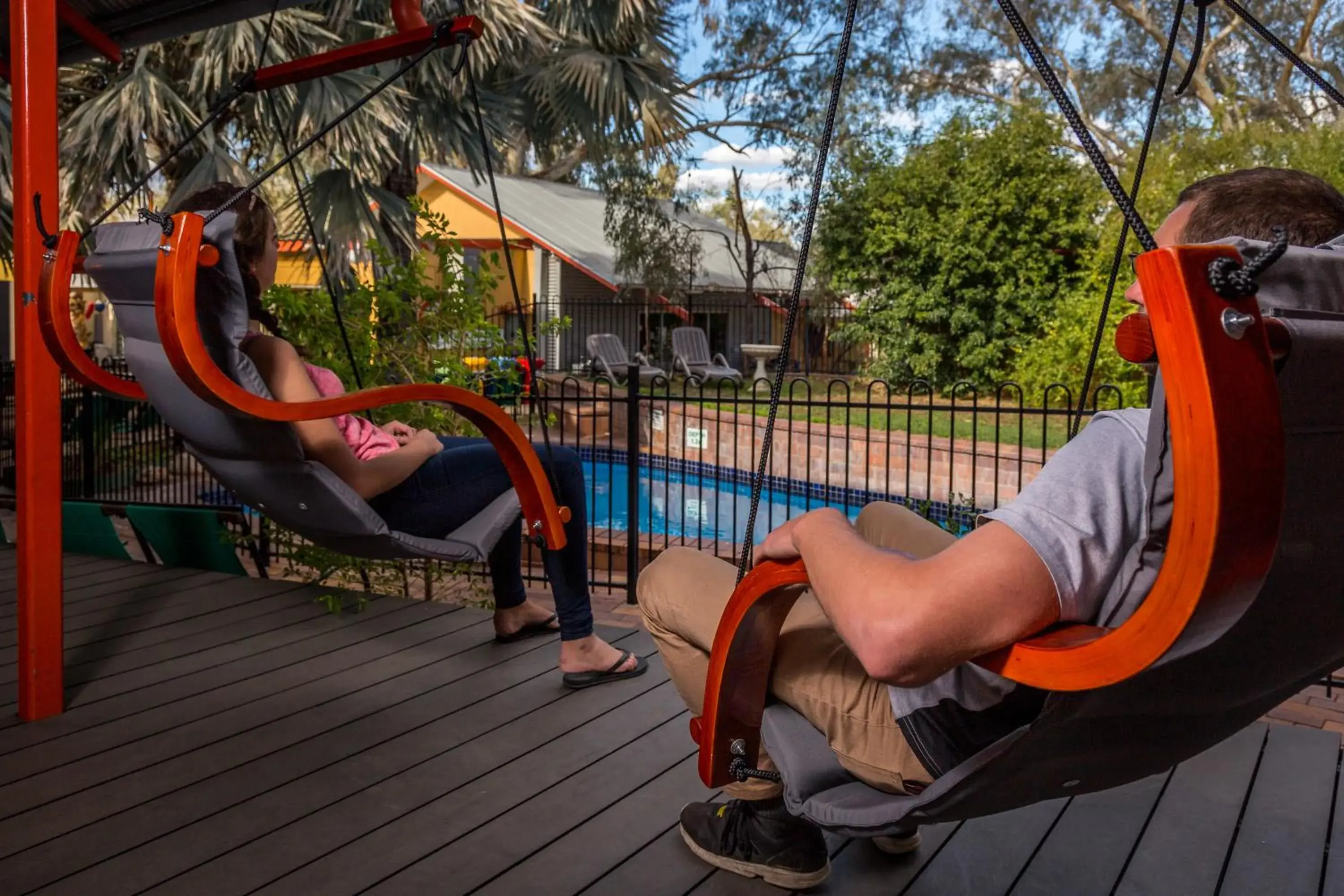 Balcony/Terrace in Alice Springs YHA