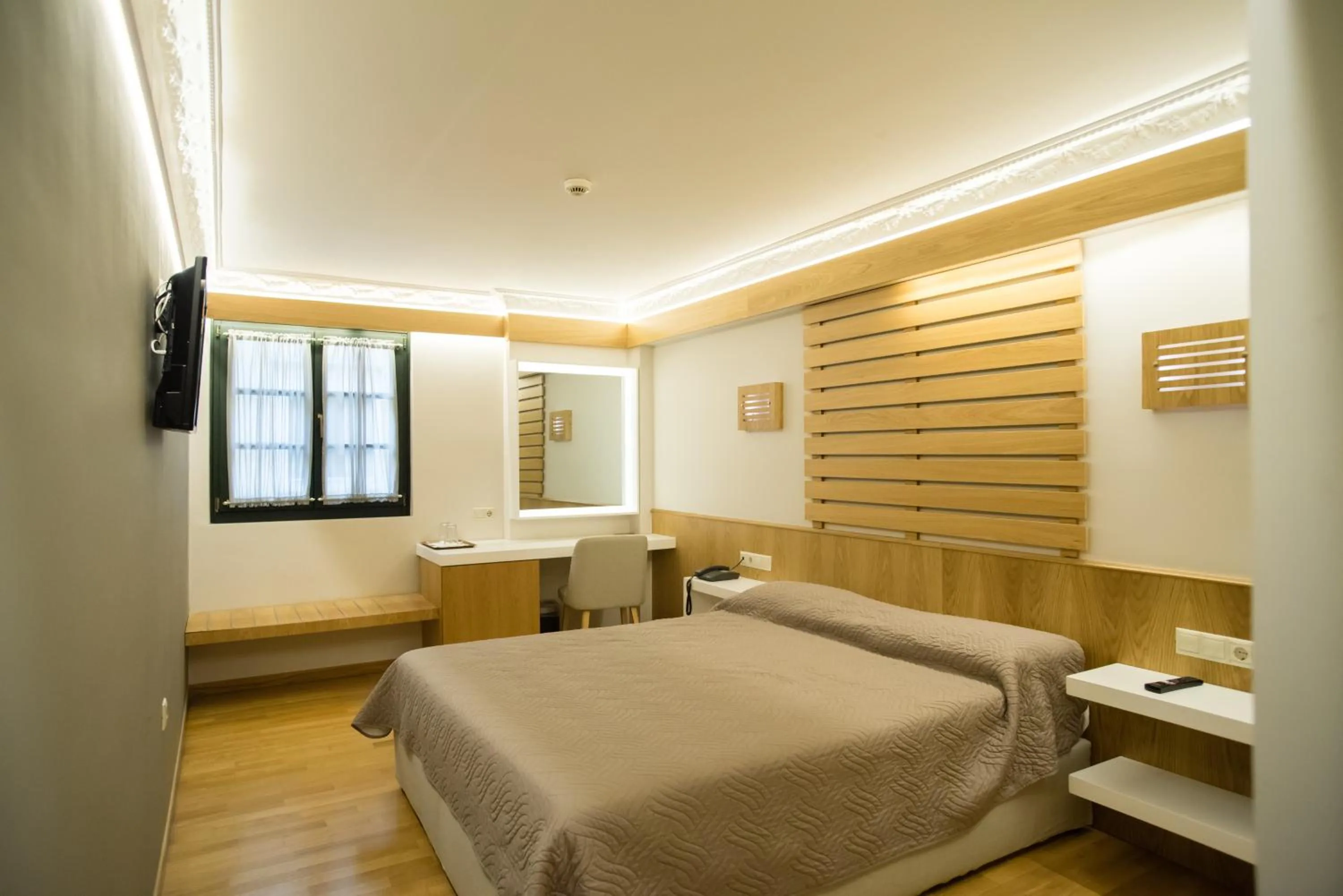 Bed in Byzantino Hotel