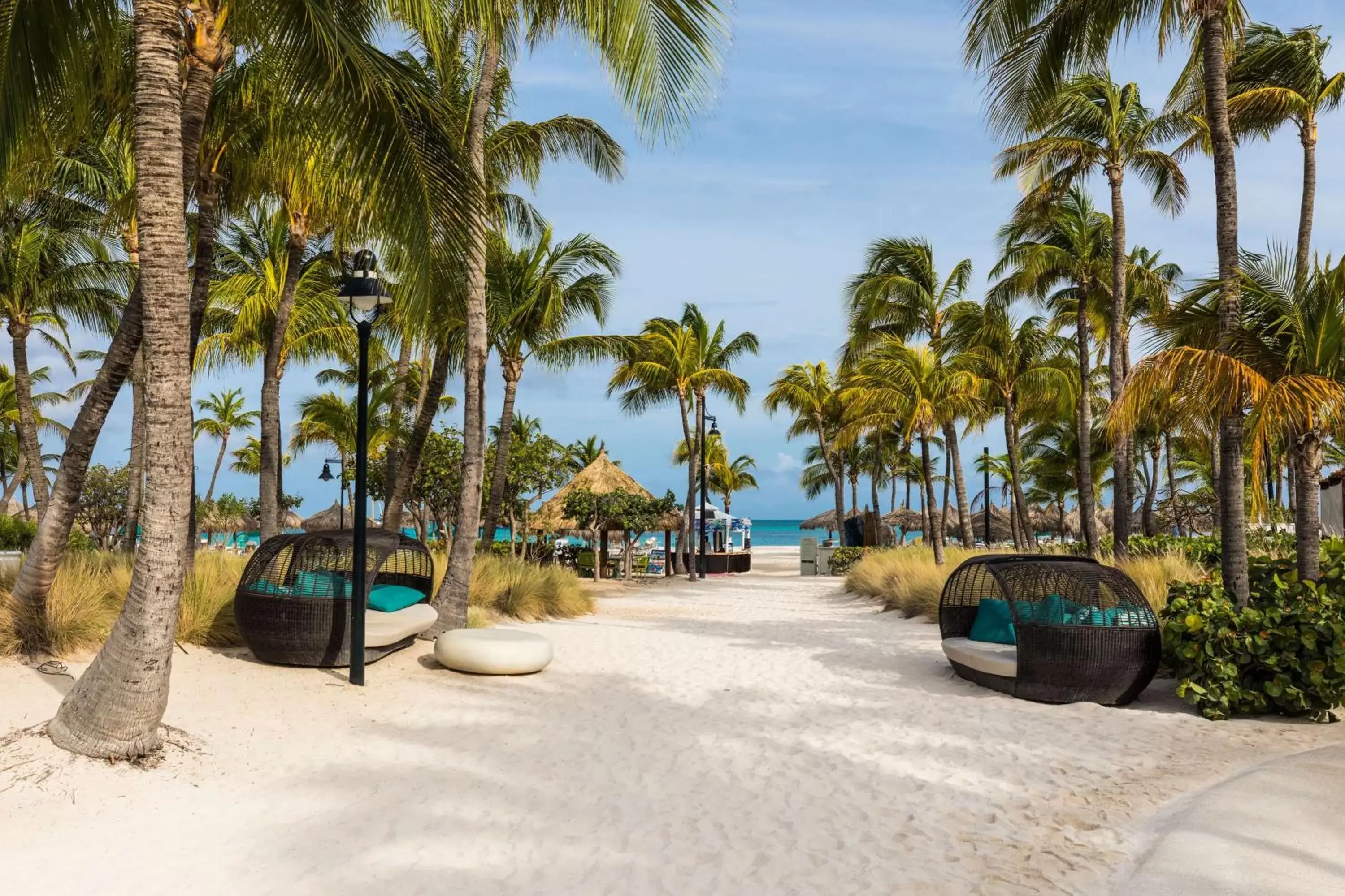 Inner courtyard view in Hilton Aruba Caribbean Resort & Casino