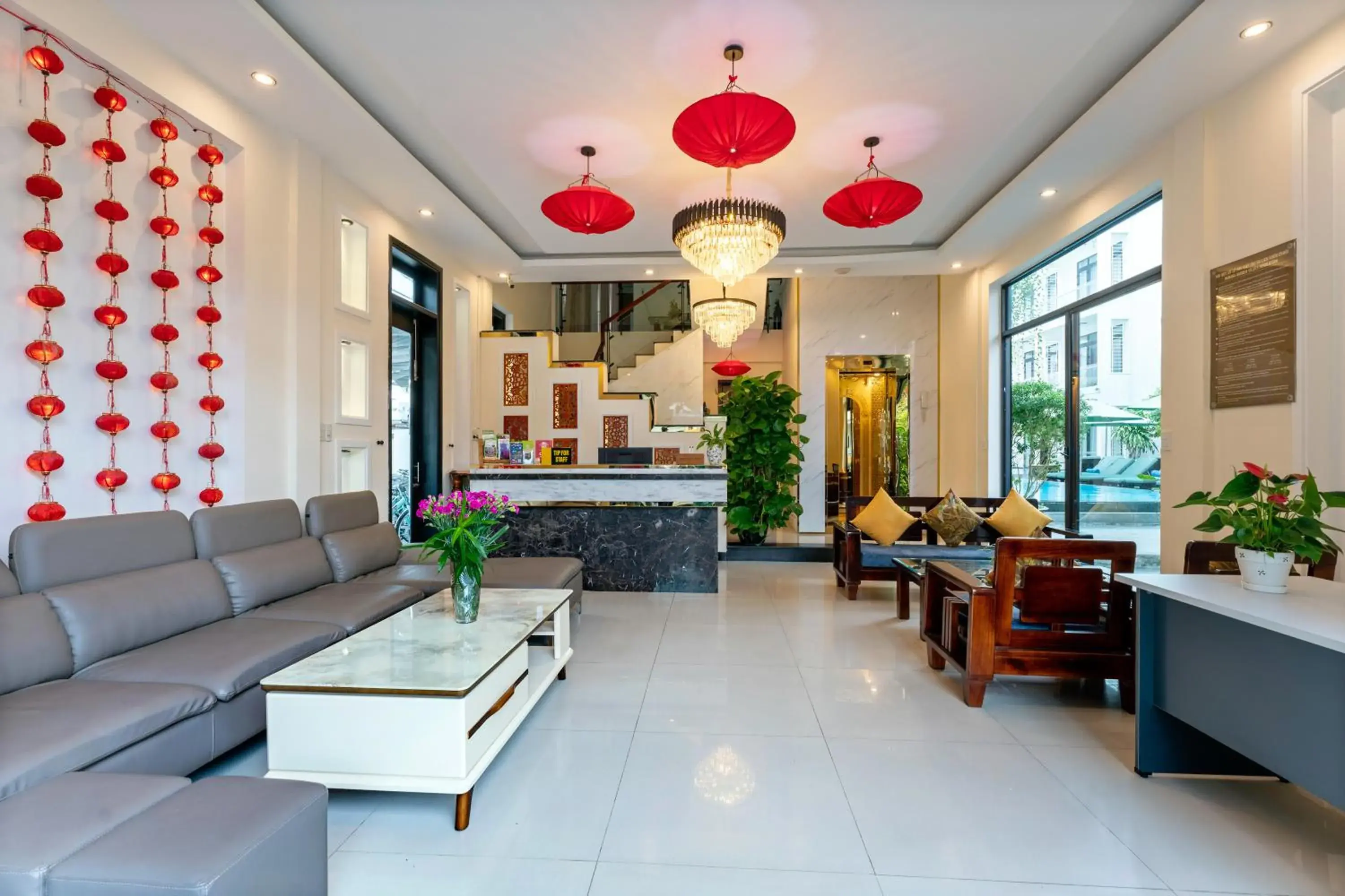 Lobby or reception in Banana Garden Hoi An Lobby or reception in Banana Garden Hoi An