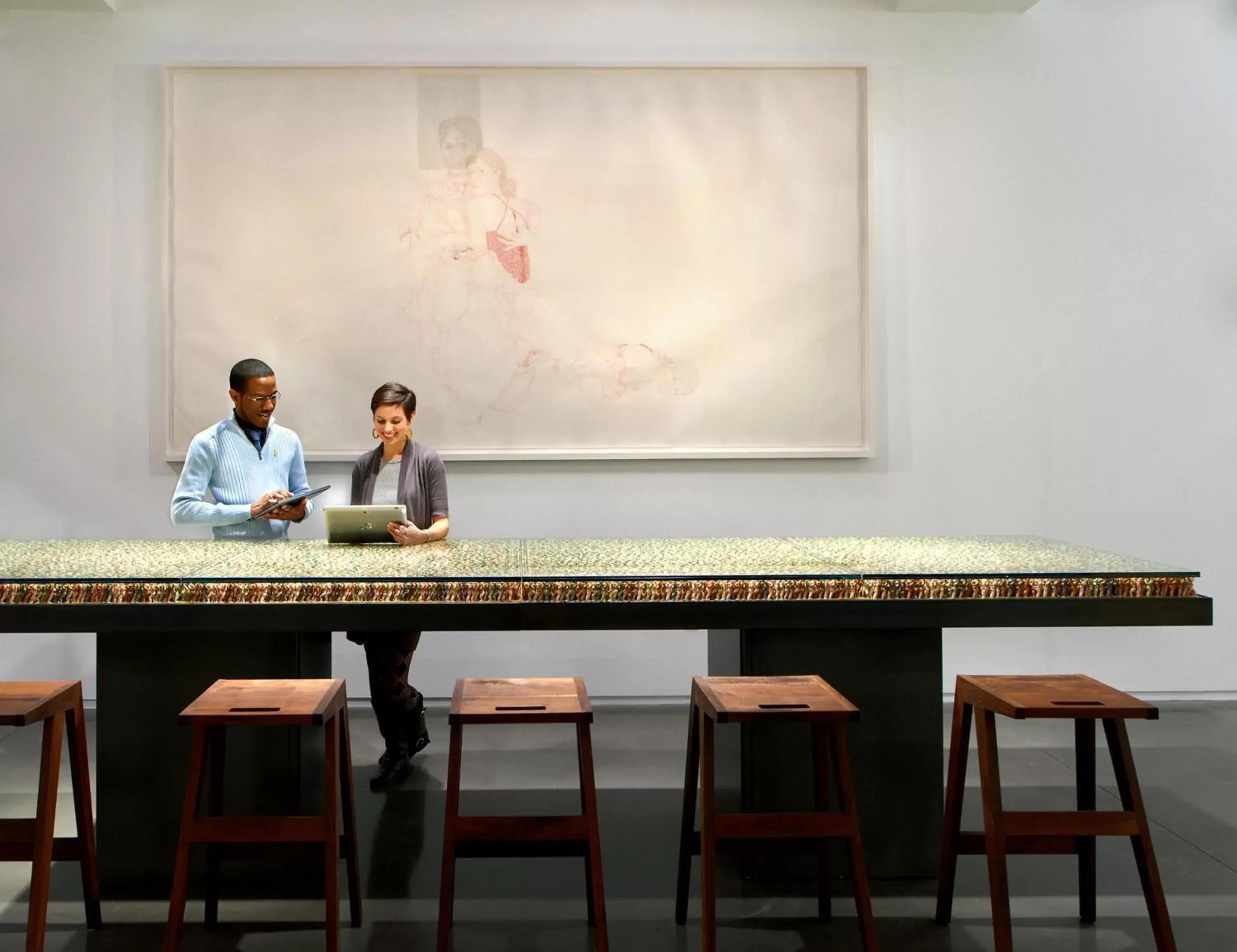 Lobby or reception in 21c Museum Hotel Cincinnati Lobby or reception in 21c Museum Hotel Cincinnati