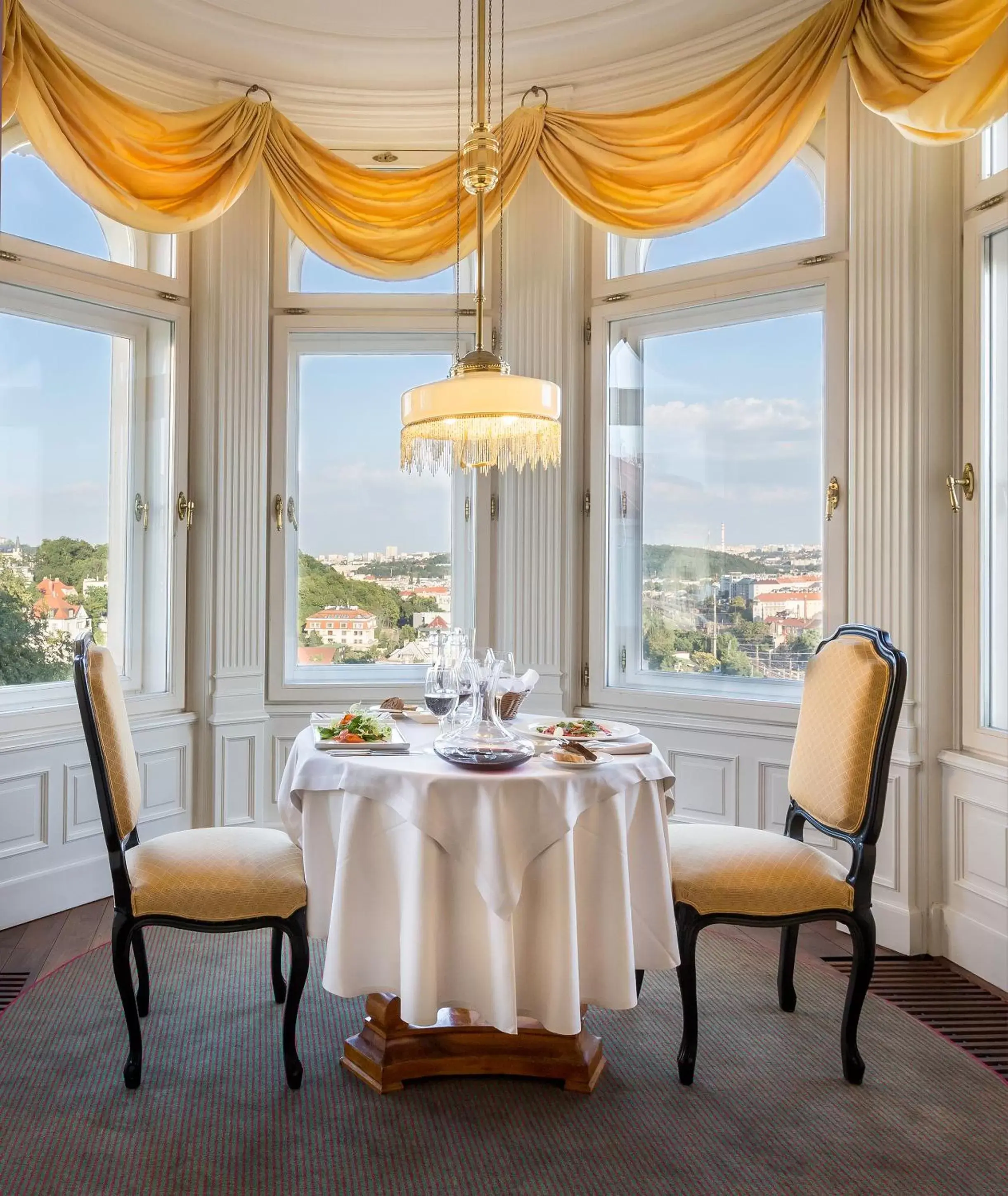 Living room in Le Palais Art Hotel Prague