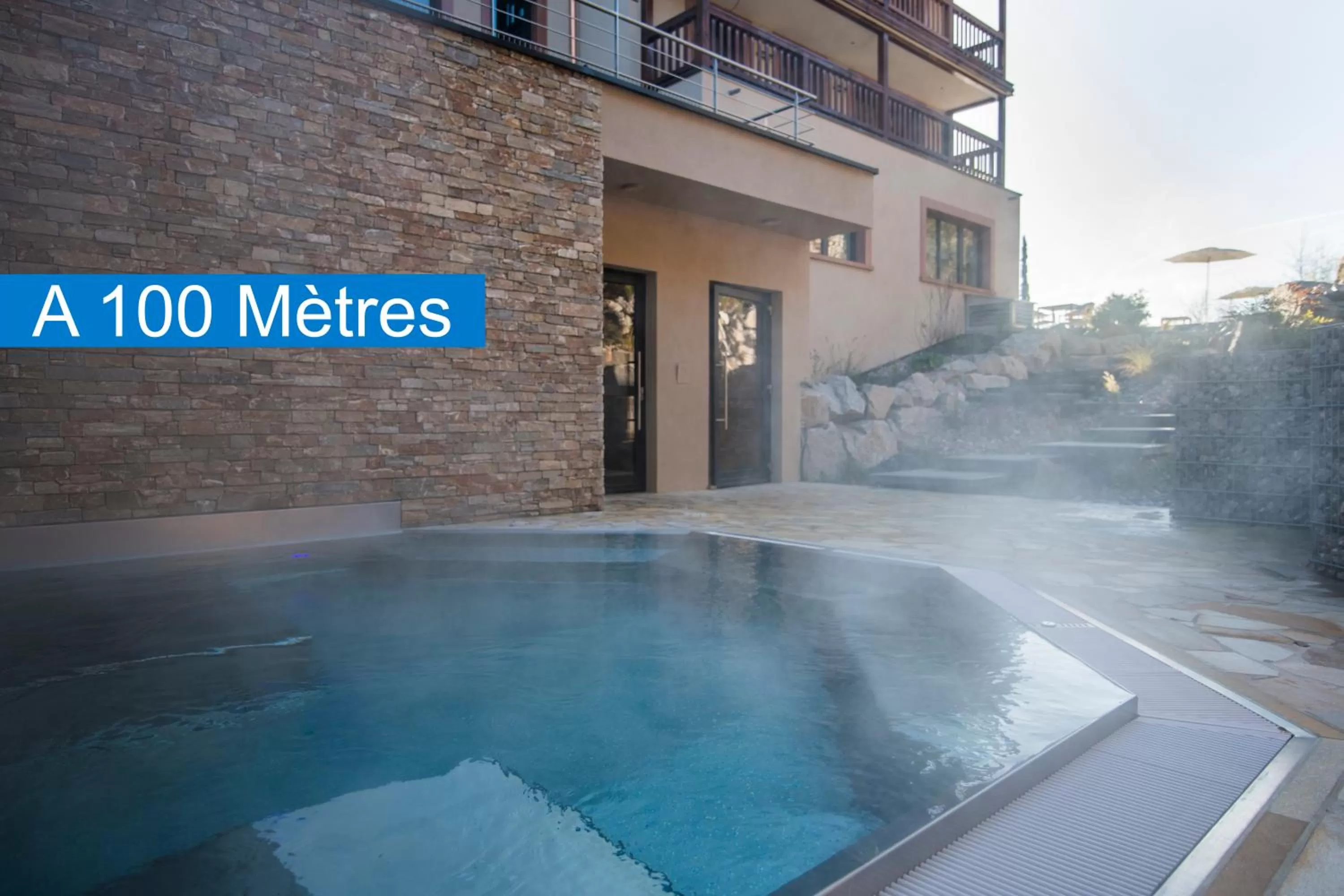 Hot Tub in Résidence des Châteaux