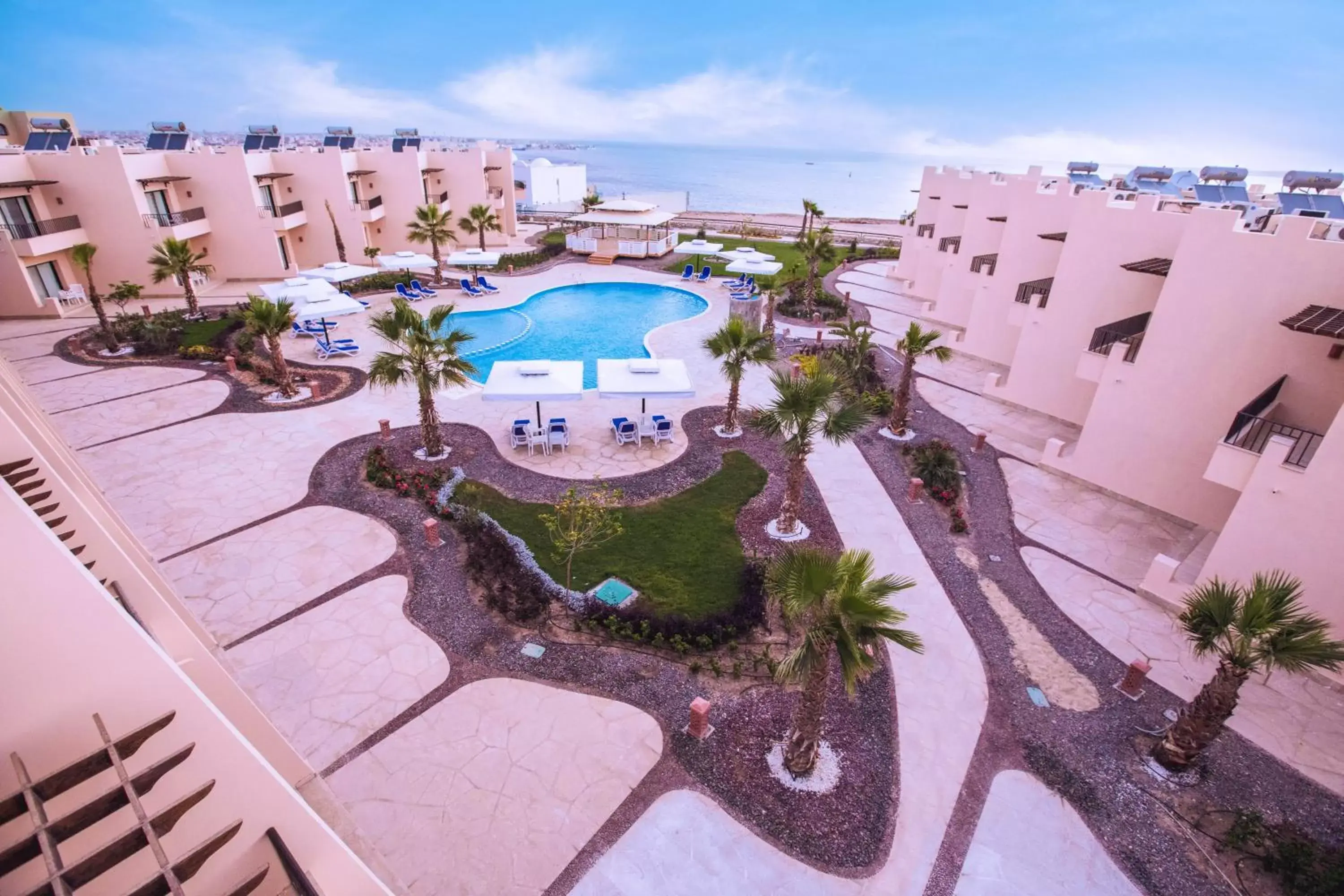 Swimming pool, Pool View in Sky View Suites Hotel