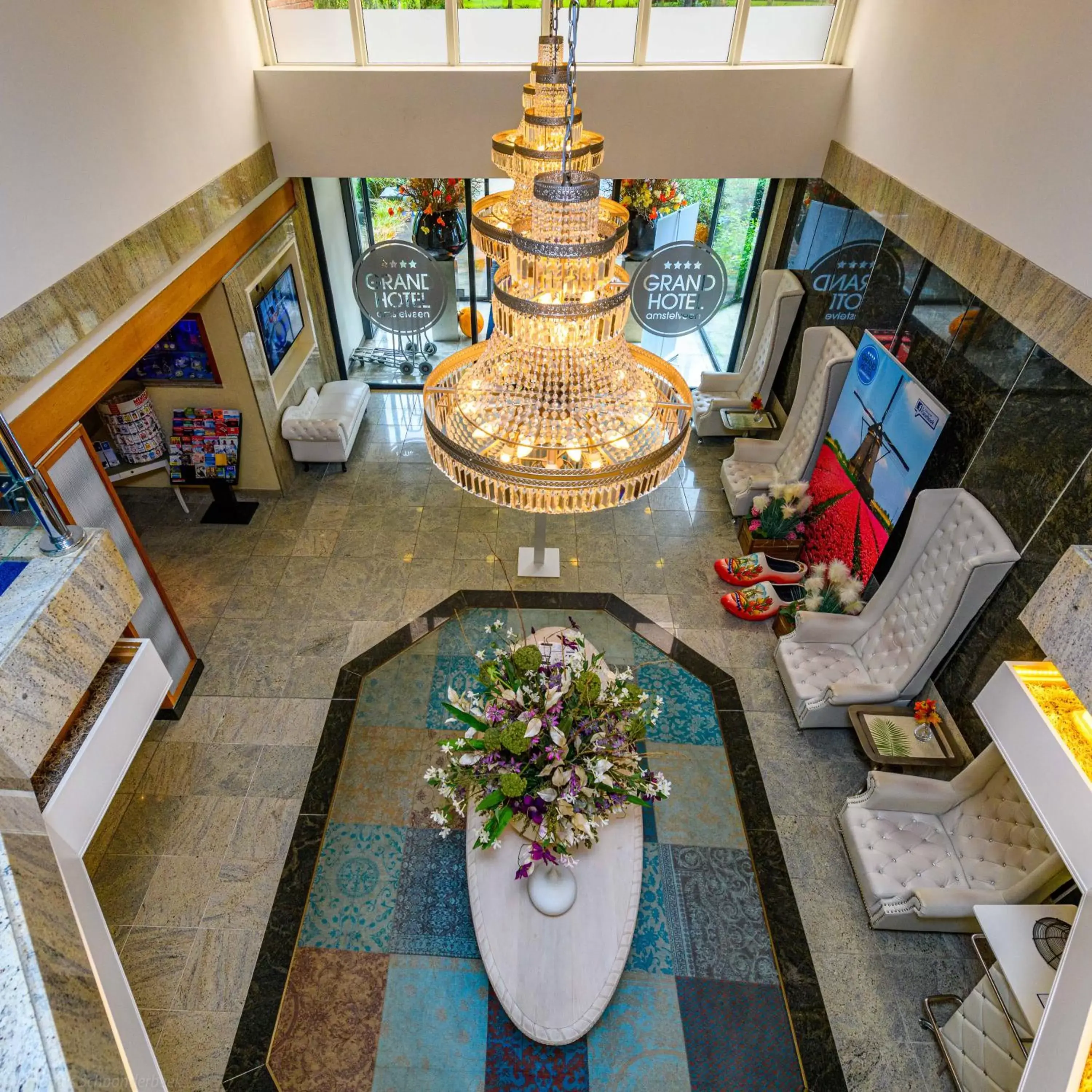 Lobby or reception, Pool View in Grand Hotel Amstelveen