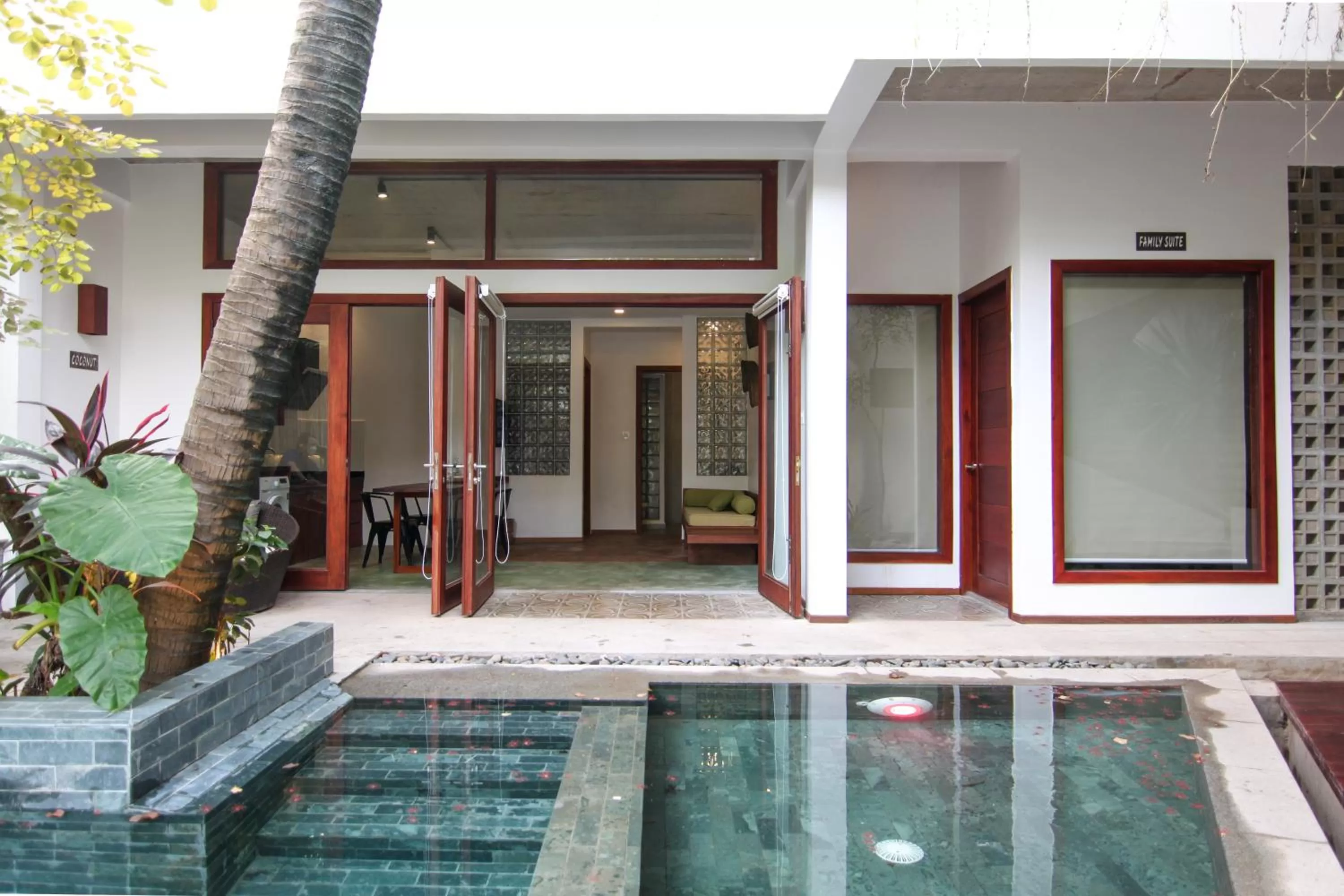 Pool view in Sarina Hotel & Villa