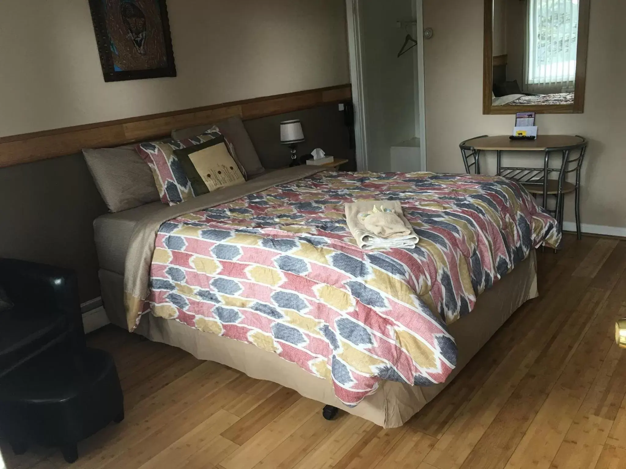 Bed in Big Bear Lodge