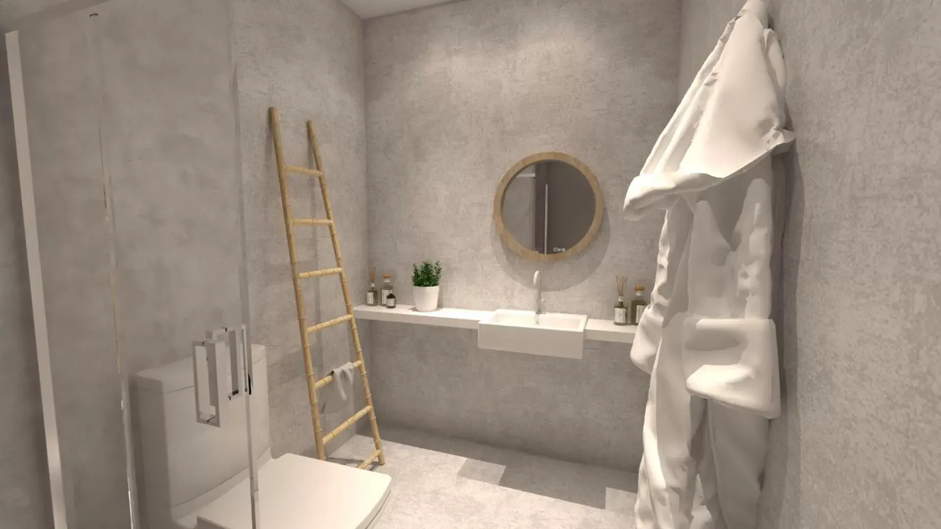 Bathroom in Great Living Apartments