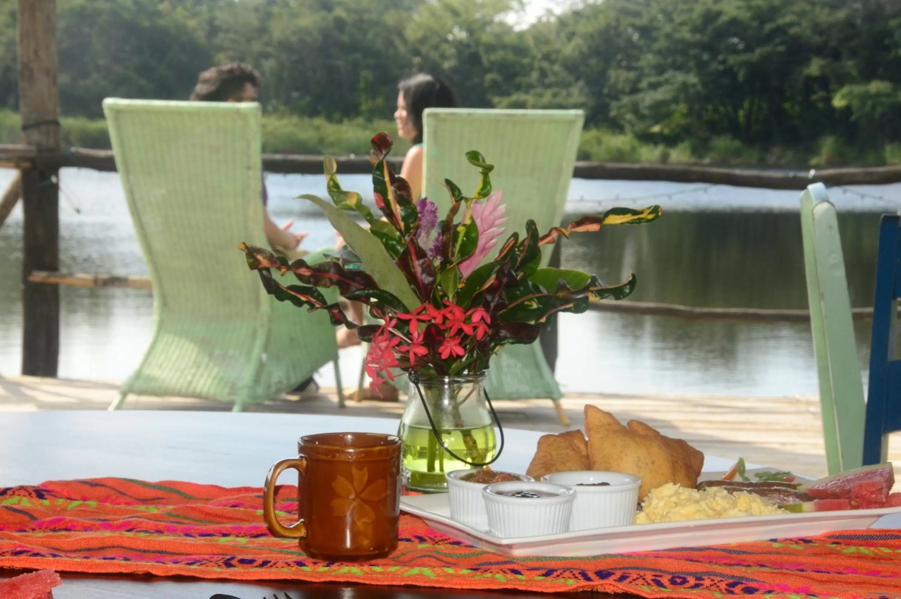 Breakfast in Lamanai Hotel & Marina