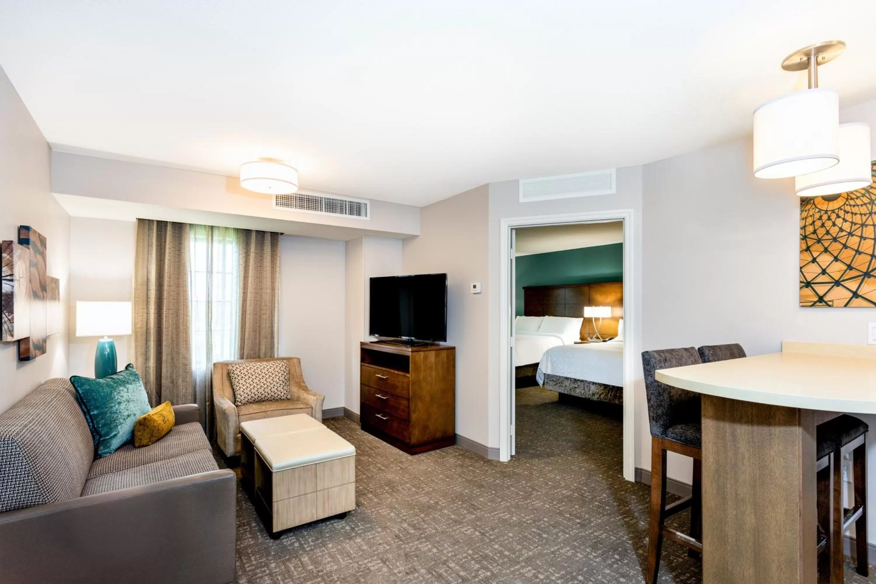 Photo of the whole room, Bed in Staybridge Suites - Fort Lauderdale Airport - West by IHG