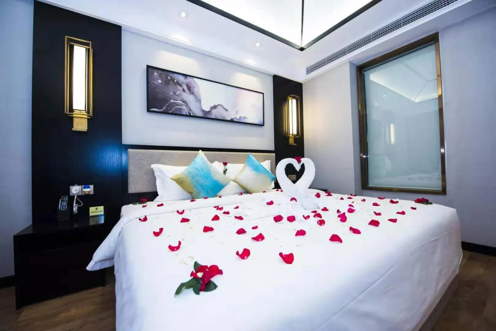 Bed in Le Chen Miiya Hotel