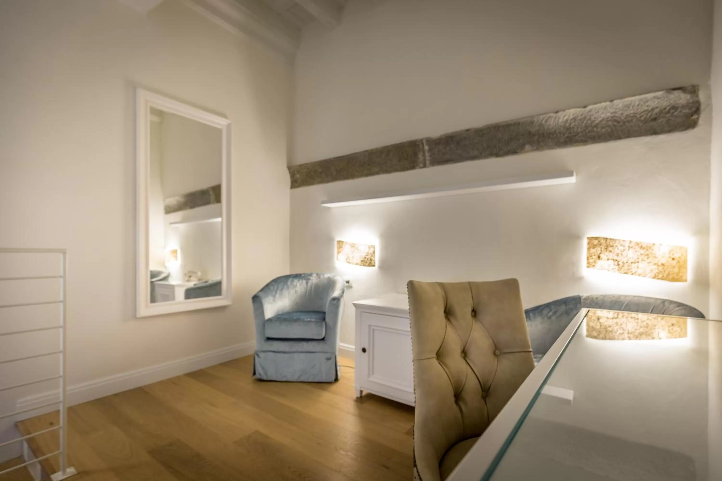 Living room, Bed in Residenza Alessandra