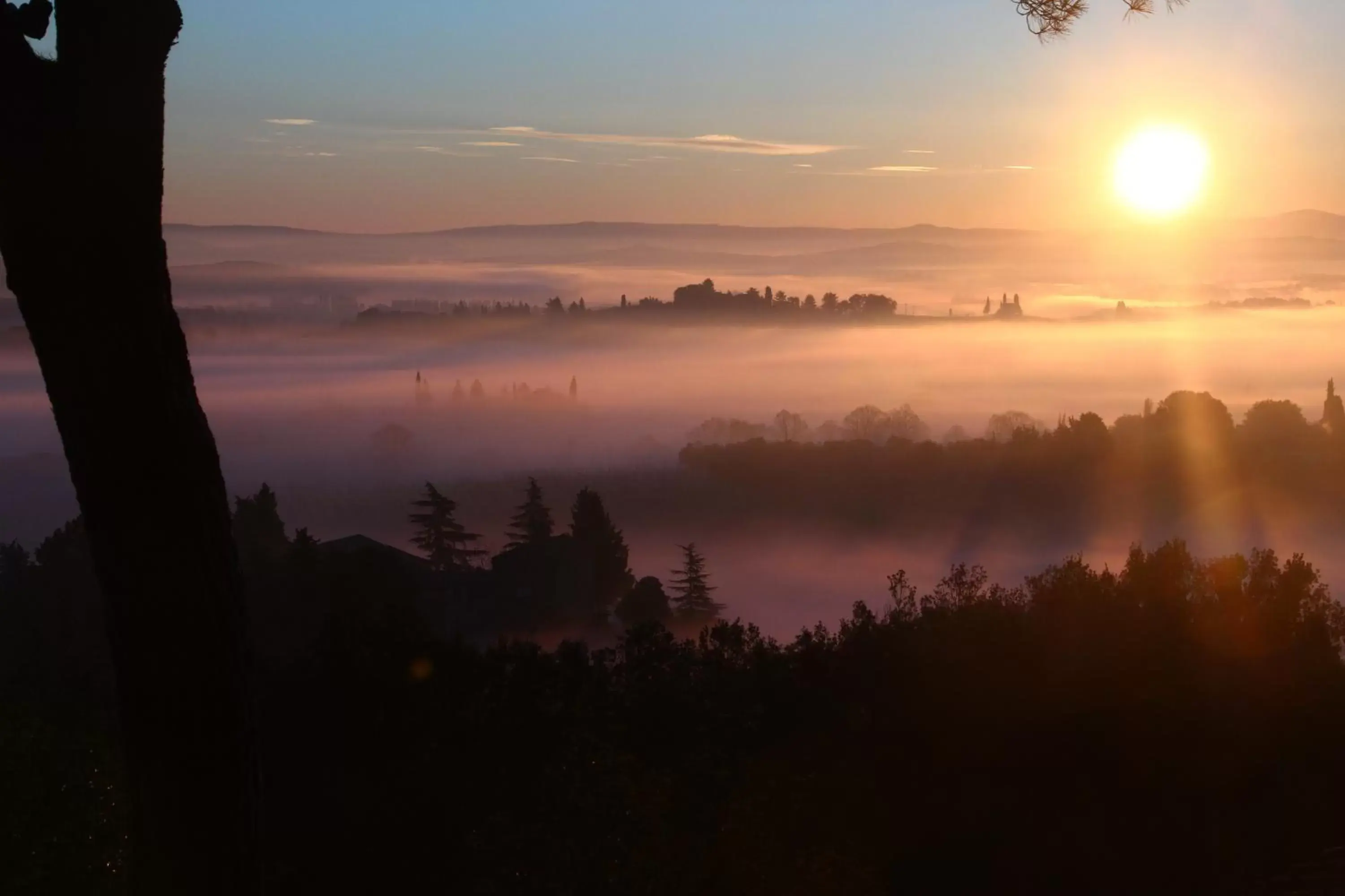 Spring, Sunrise/Sunset in Country Residence Cipriano - La Torre alle Tolfe