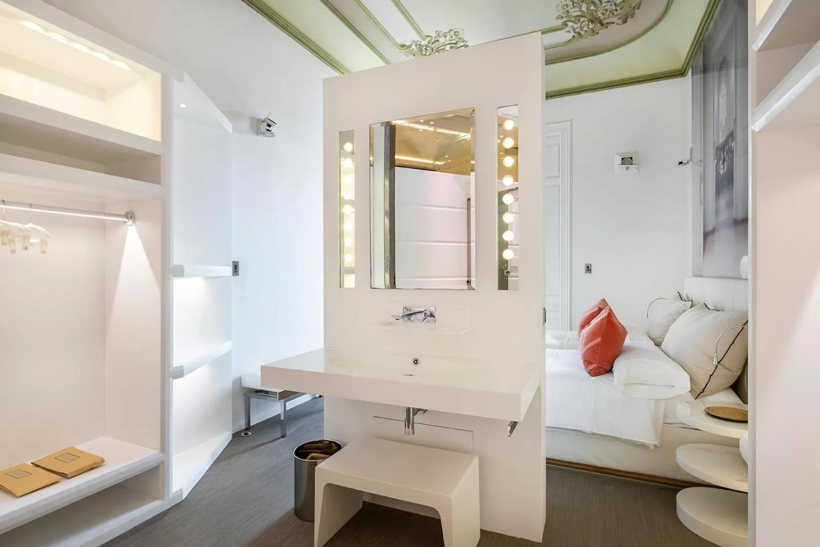 Bed in El Palauet Modernist Suites Barcelona