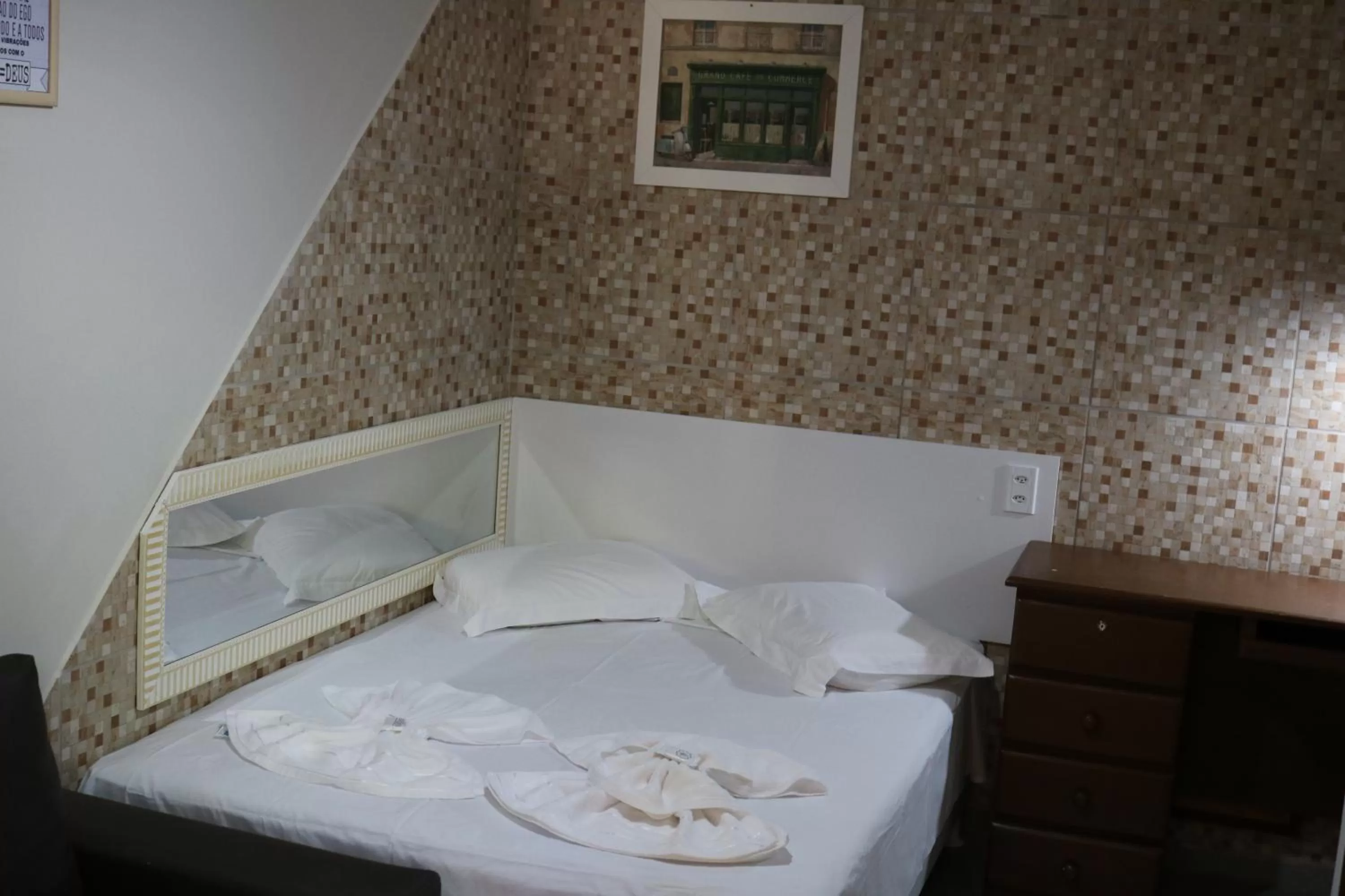 Bed in Pousada Flor Dália