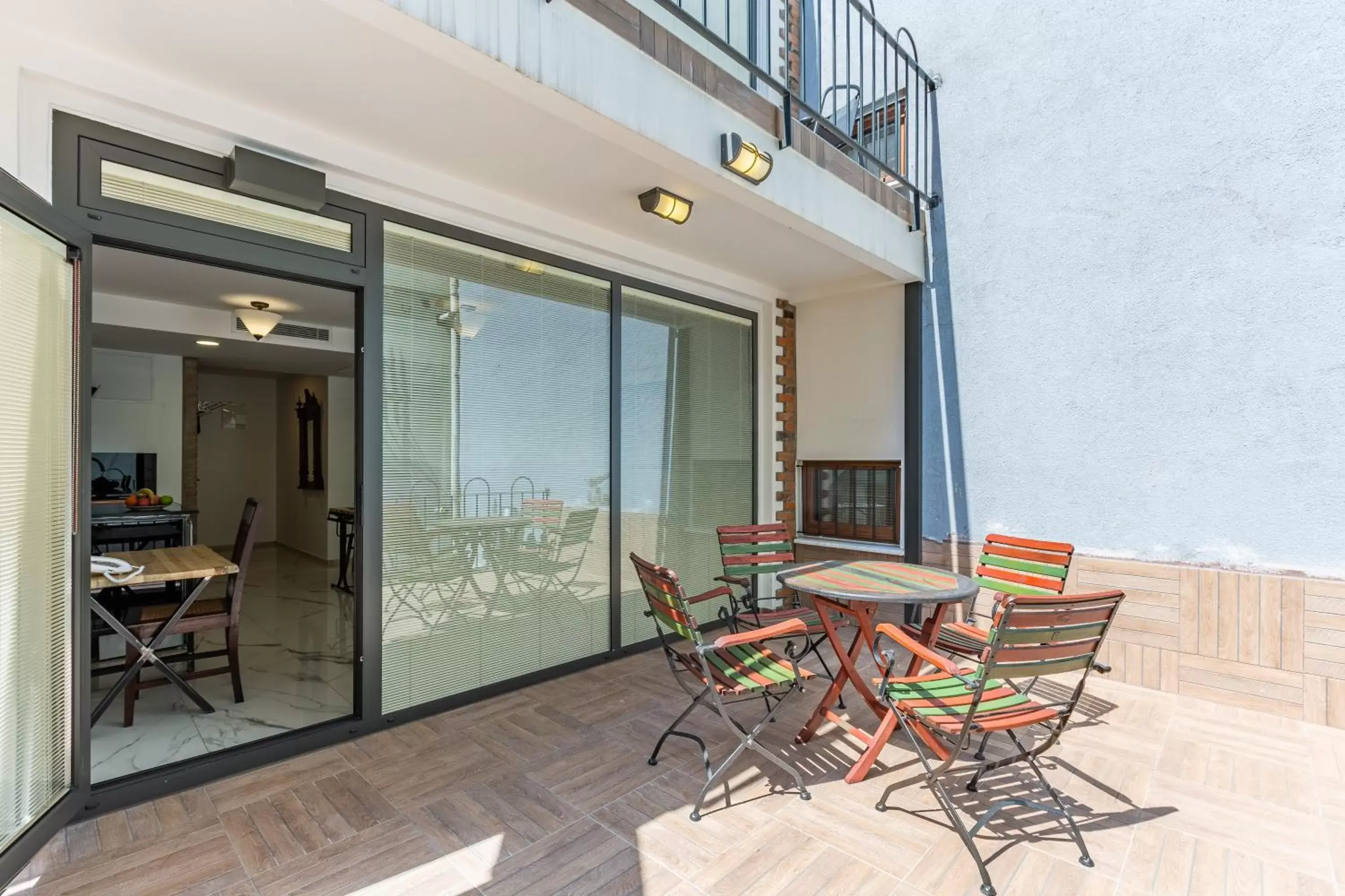 Balcony/Terrace, Patio/Outdoor Area in Villa Pera Suite Hotel