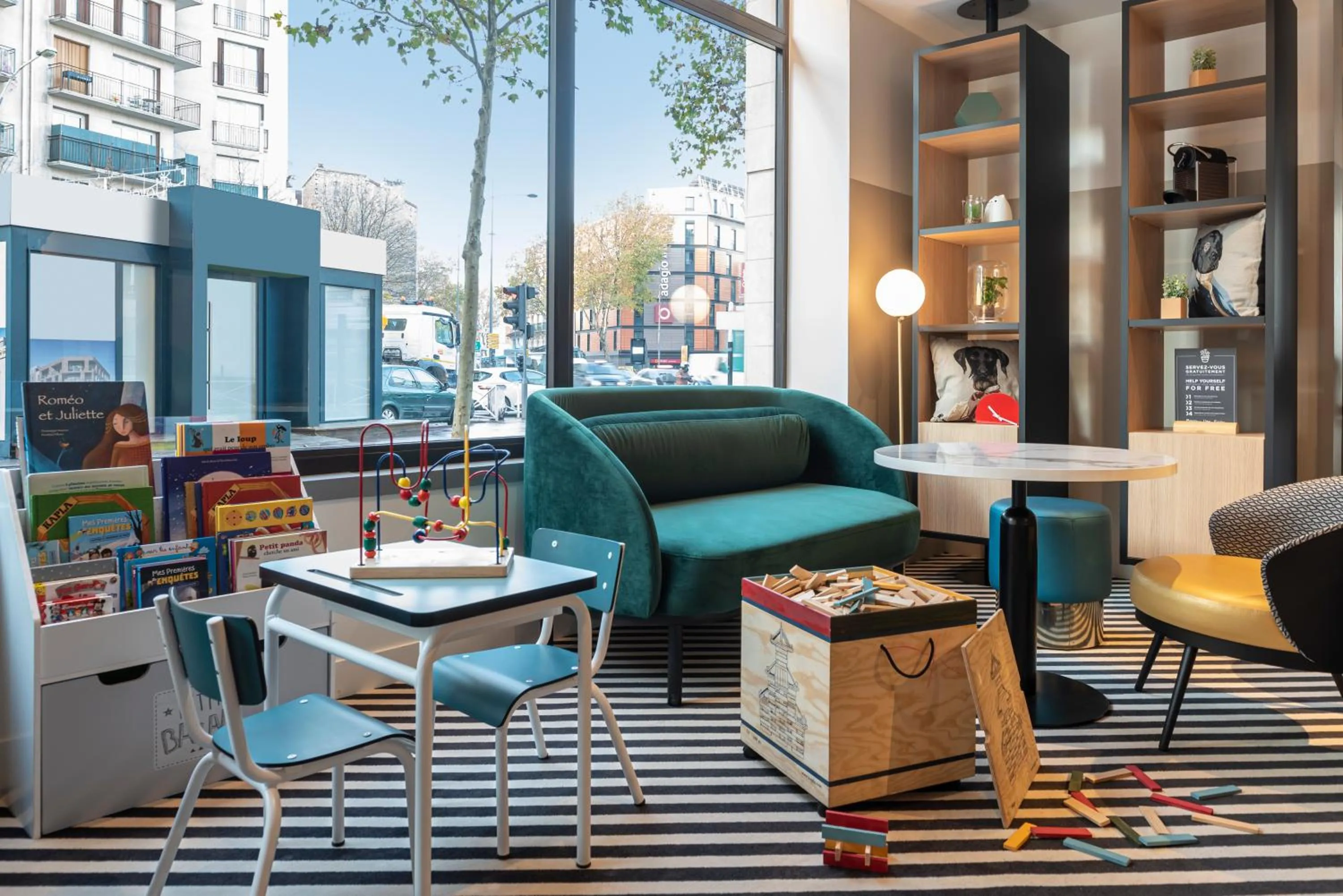 Children play ground in Aparthotel Adagio Paris Montrouge