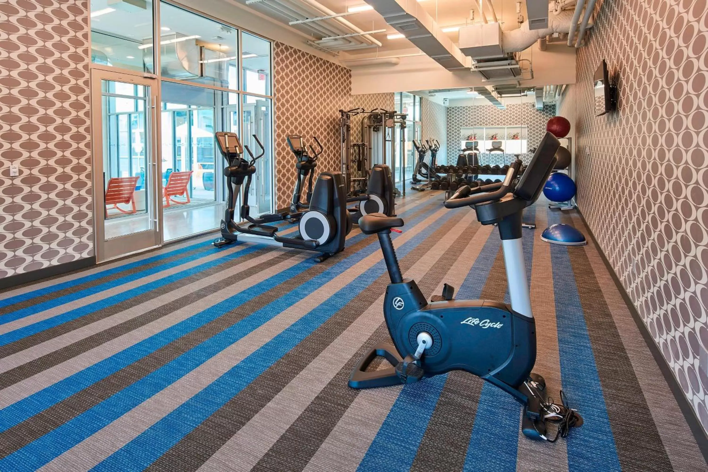 Fitness centre/facilities, Fitness Center/Facilities in Aloft Cleveland Airport