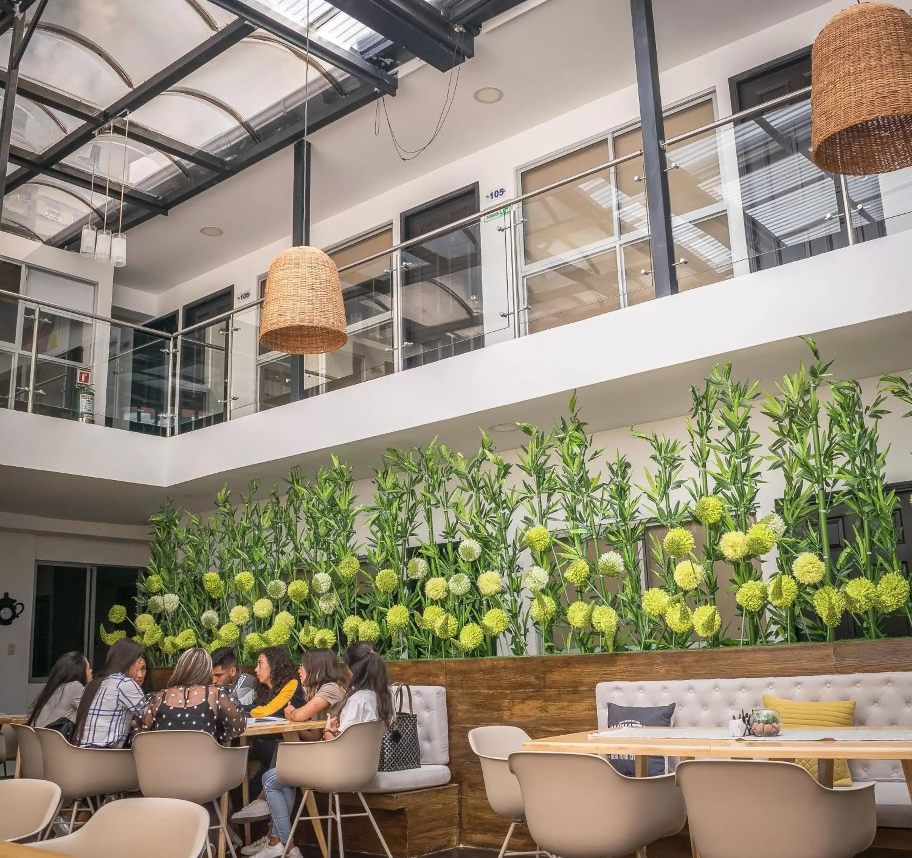 Seating area in Hotel Montes De La Castellana