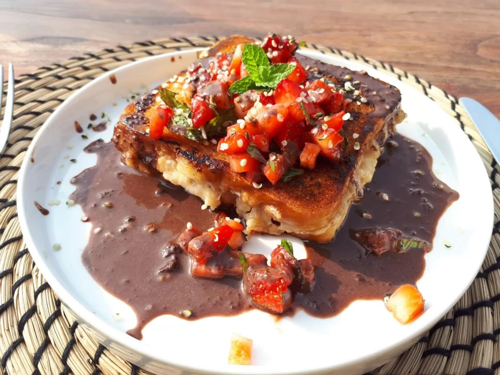 Continental breakfast in B&B Can Jan