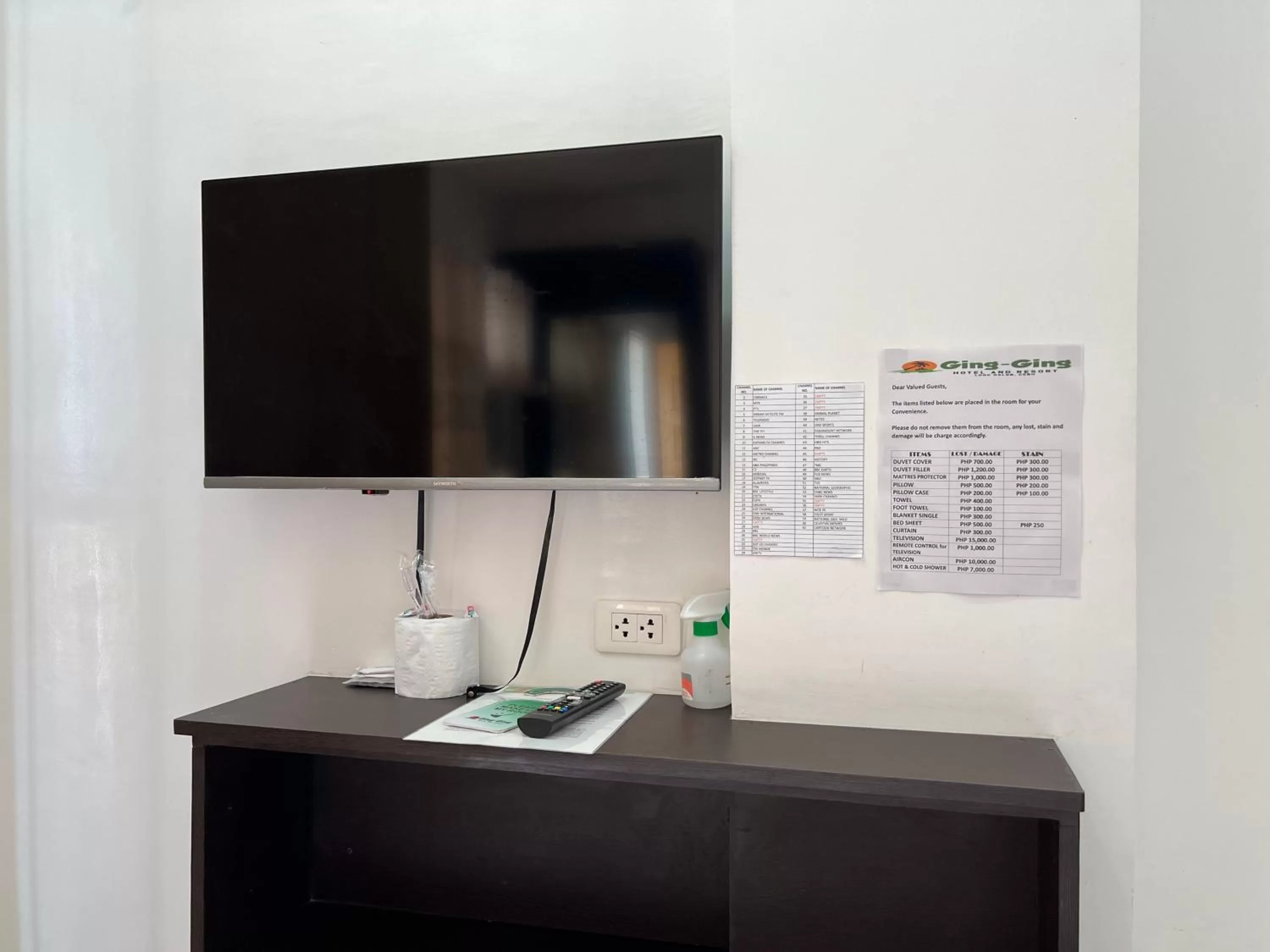 TV and multimedia in Ging-Ging Hotel And Resort