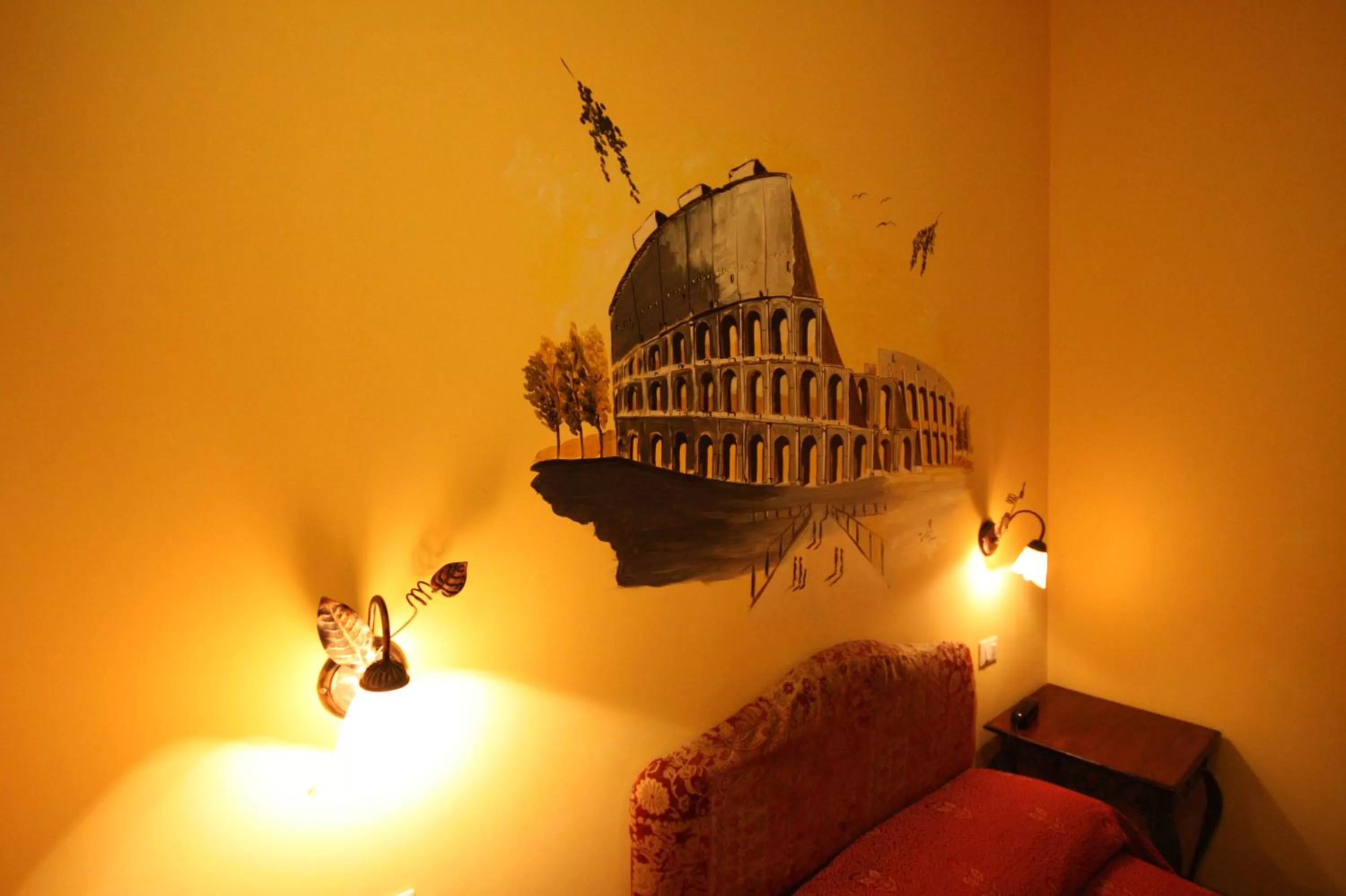 Decorative detail in Hotel Cherubini