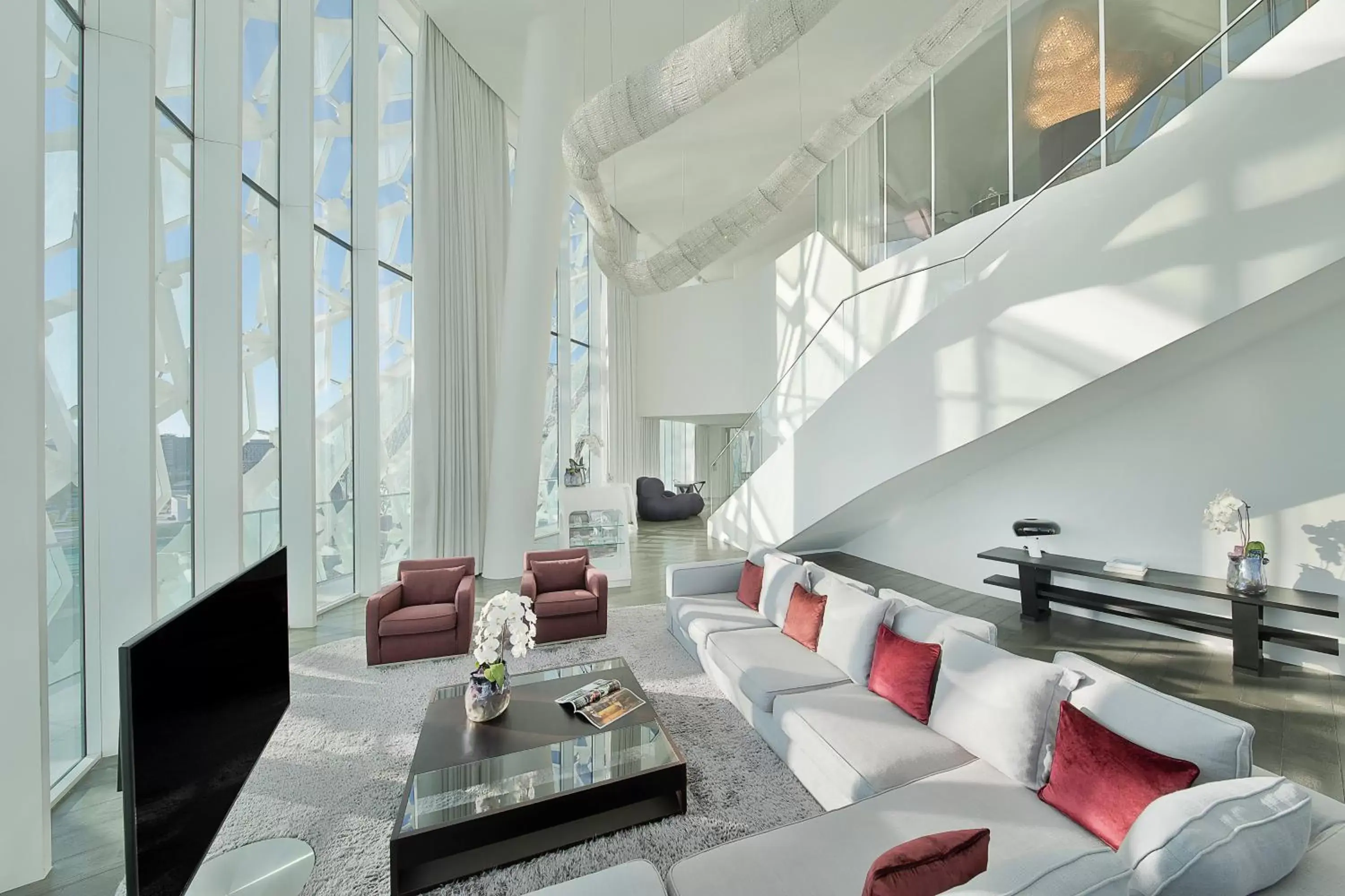 Living room, Seating Area in W Abu Dhabi - Yas Island