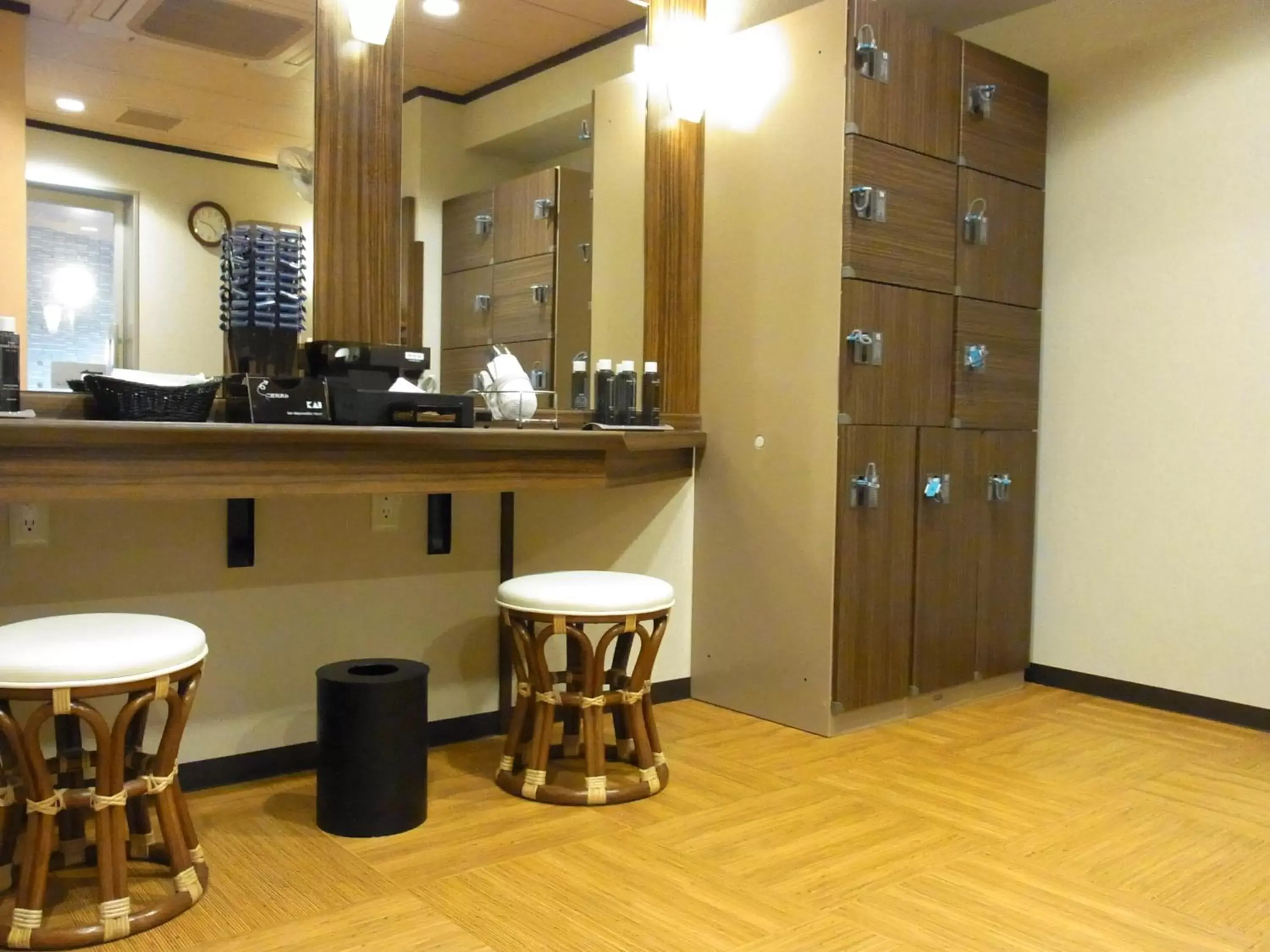 Bathroom, Kitchen/Kitchenette in Tsuruga Manten Hotel Ekimae