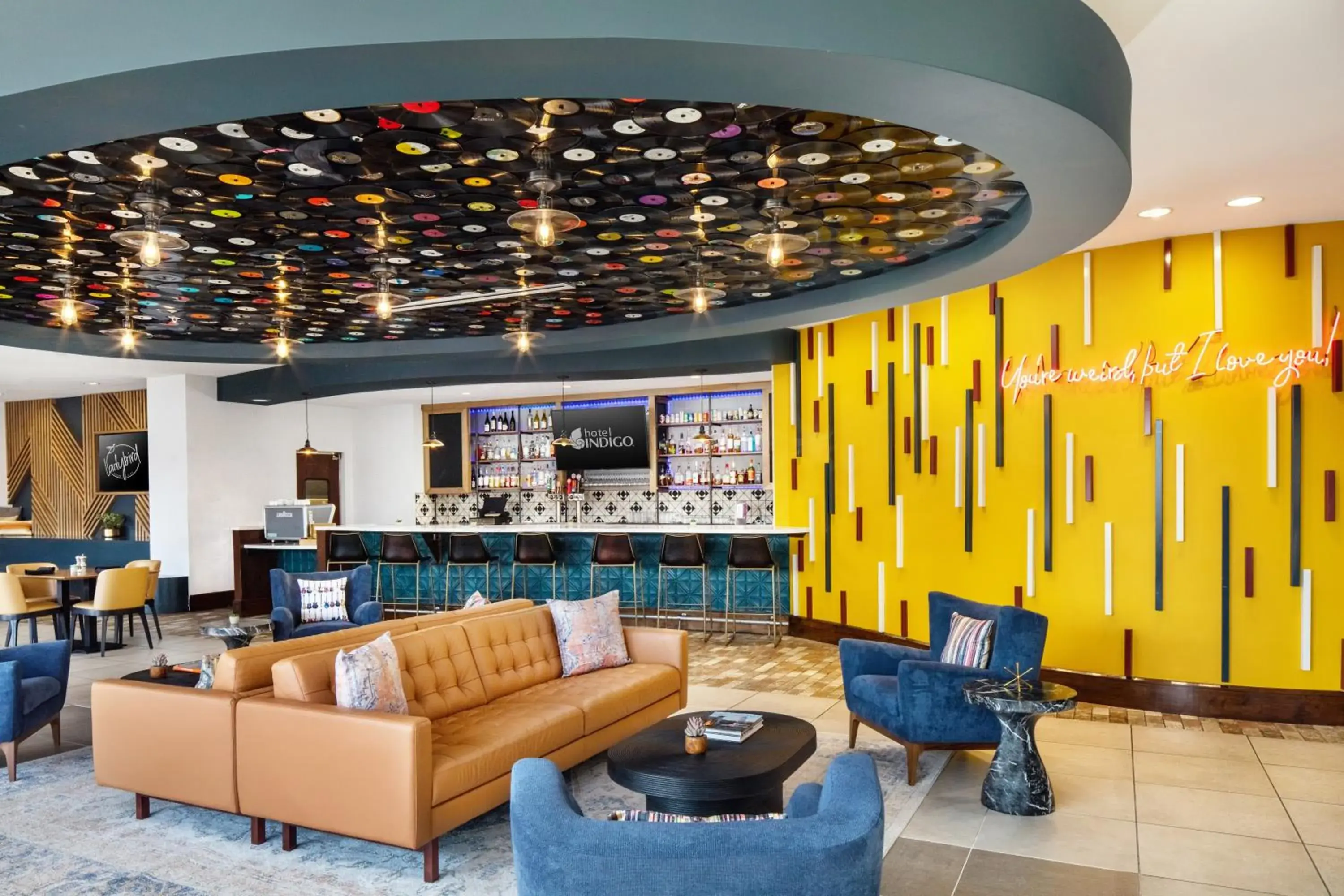 Restaurant/places to eat, Lobby/Reception in Hotel Indigo Austin Downtown, an IHG Hotel