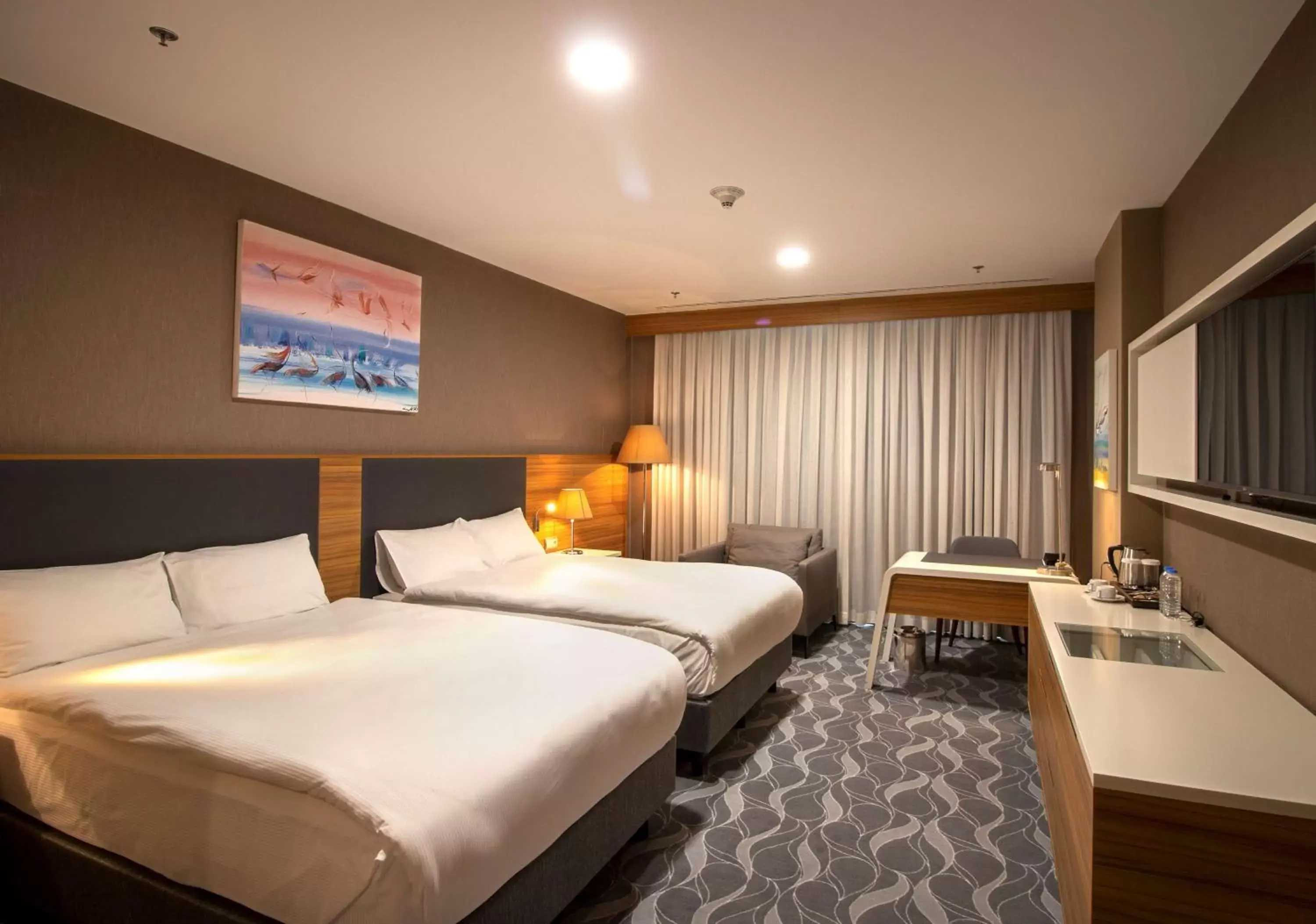 Bed in DoubleTree by Hilton Ankara Incek