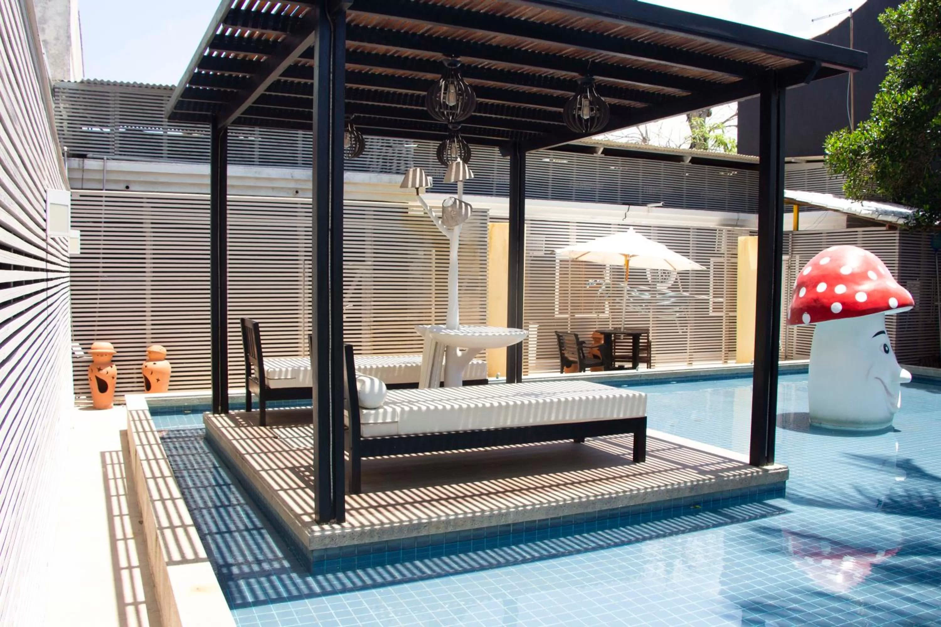 Seating area in Pousada SUN Victory