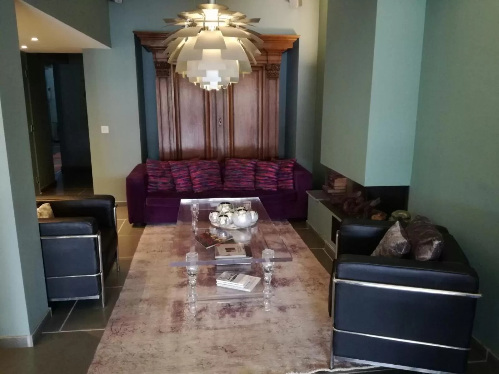 Living room in B&B Saint-Georges -Located in the city centre of Bruges-