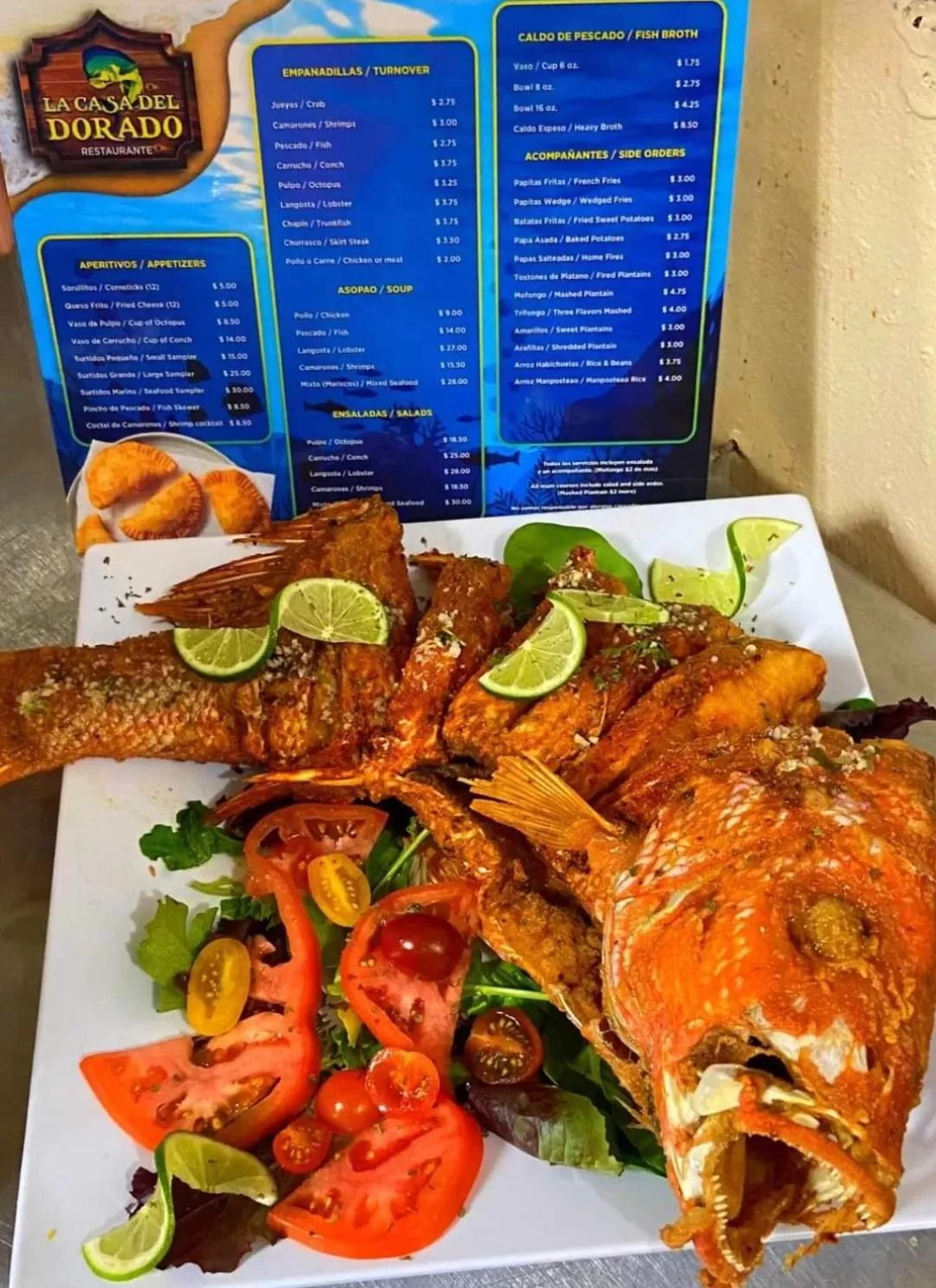 Restaurant/places to eat in Aguada of the Seas