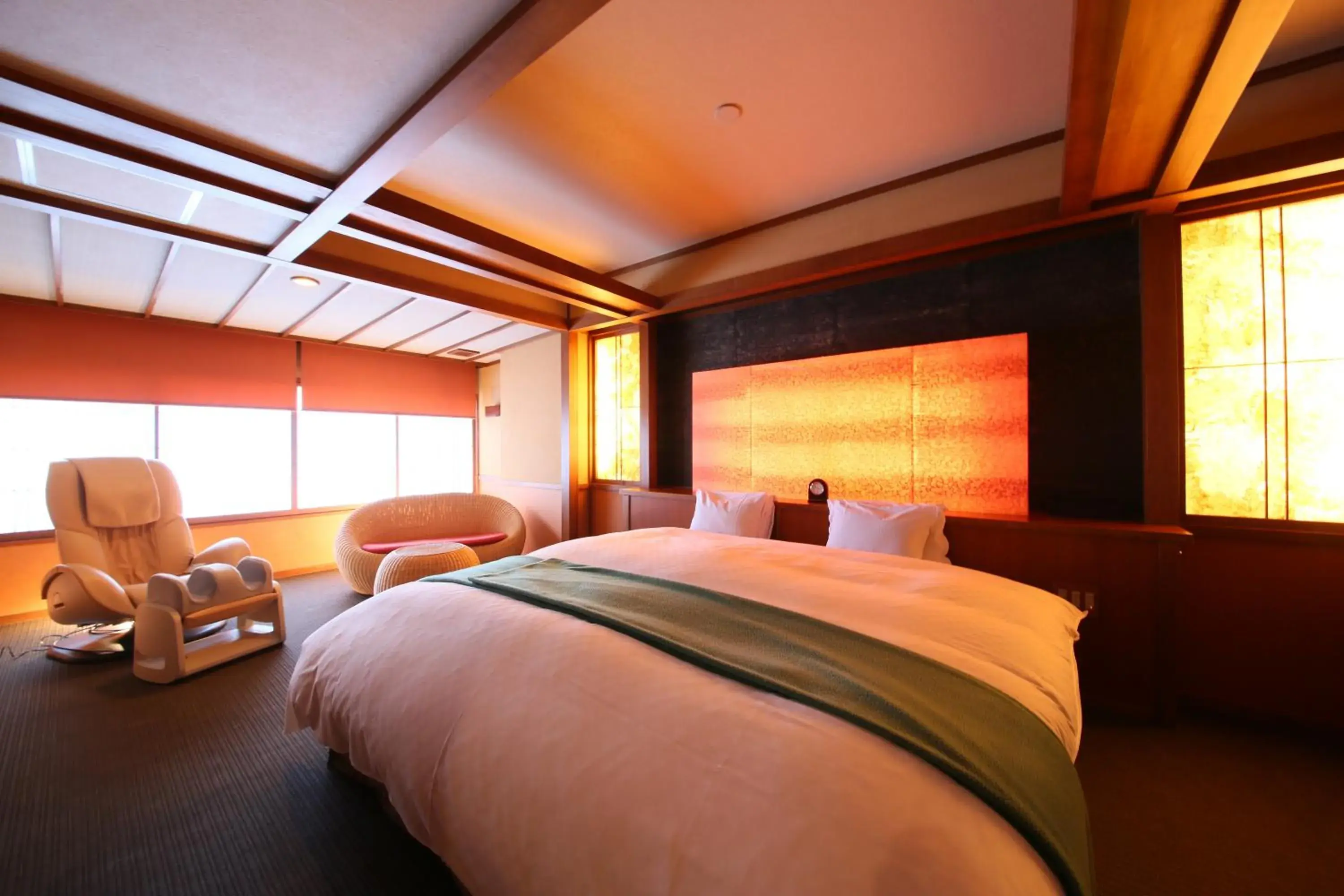 Bed in Hotel Tamanoyu