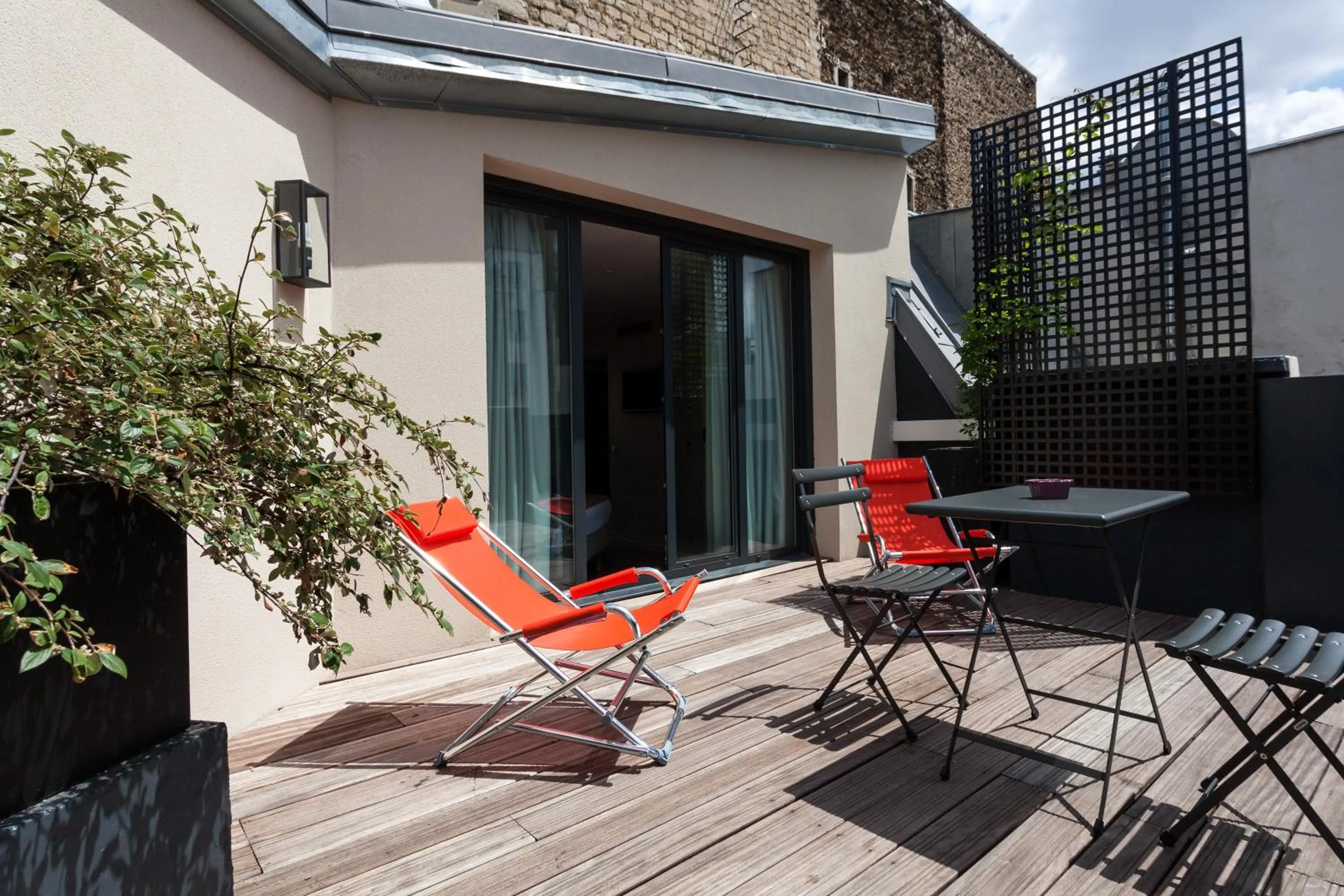 Balcony/Terrace in Hôtel Vic Eiffel