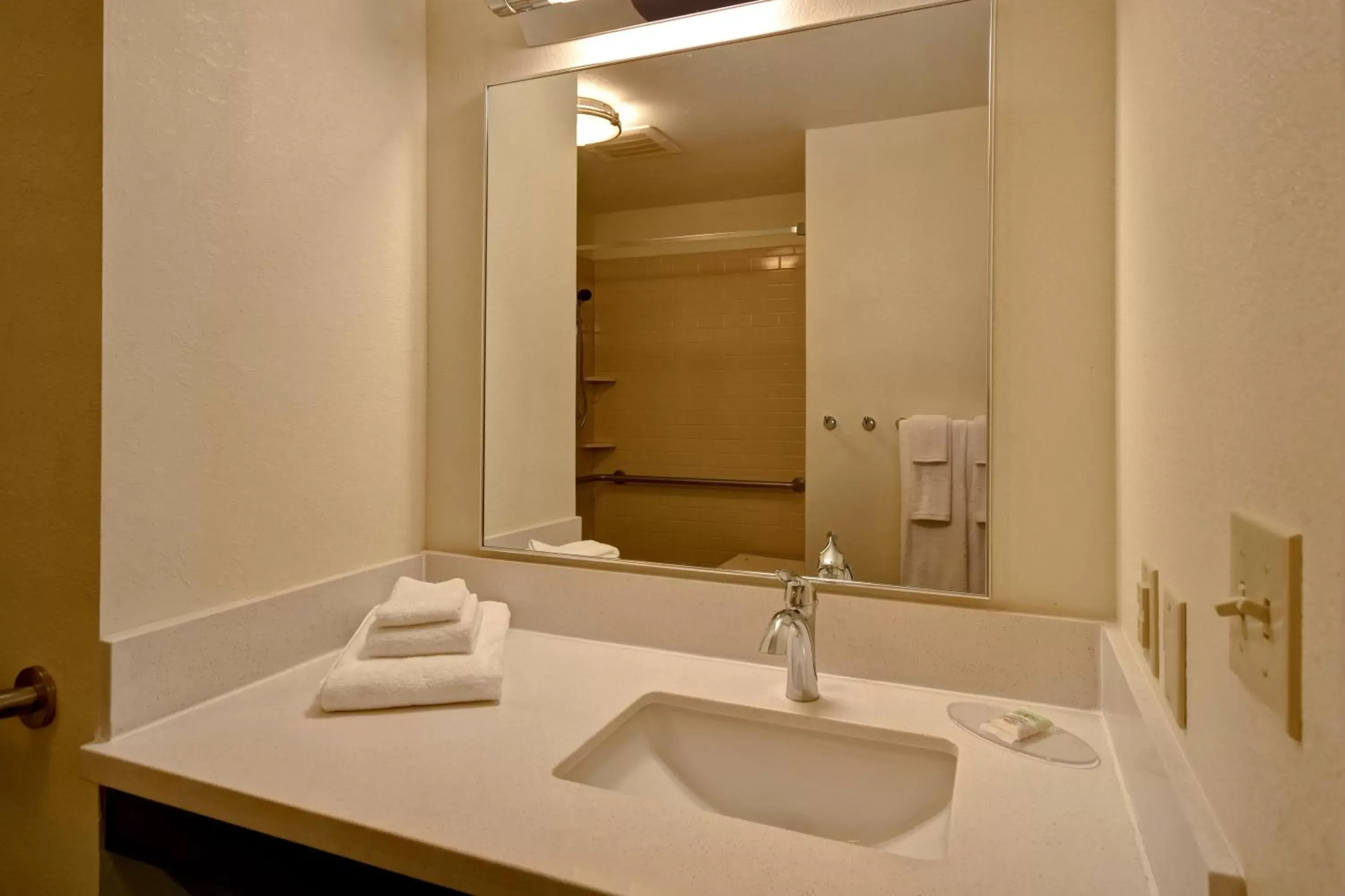 Bathroom in Candlewood Suites Carrollton, an IHG Hotel