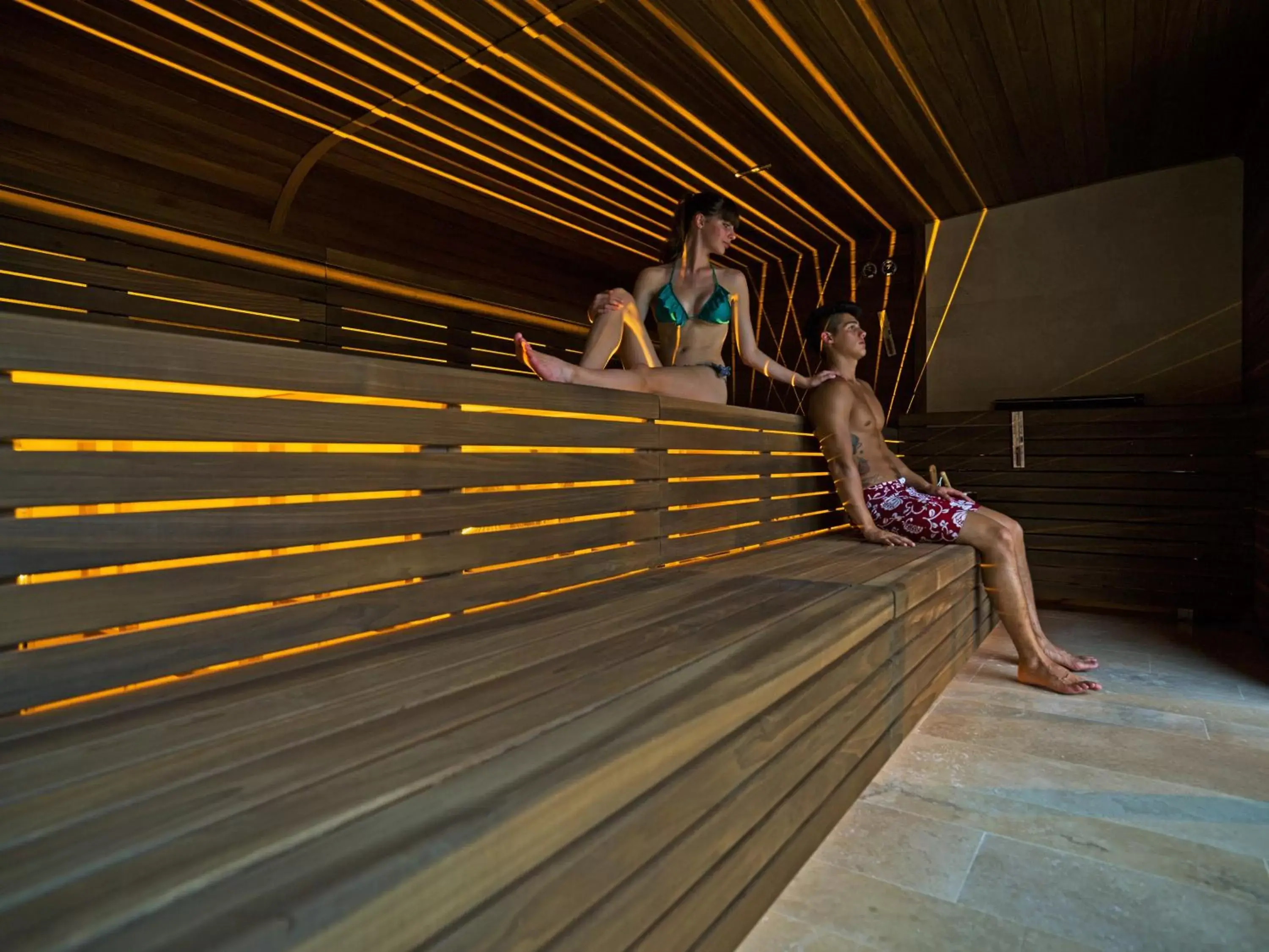 Sauna in A.Roma Lifestyle Hotel