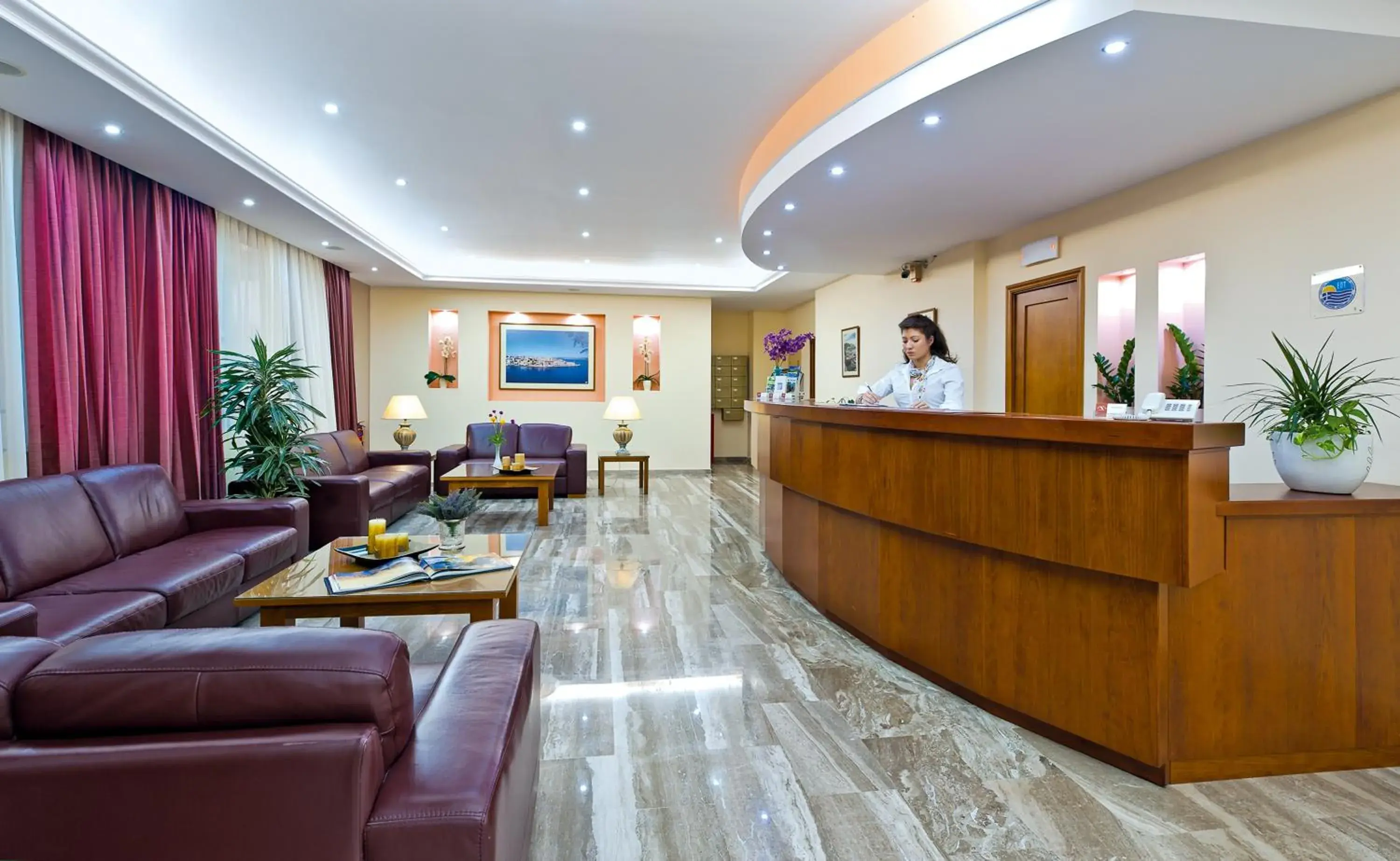 Lobby or reception in Nefeli Hotel Lobby or reception in Nefeli Hotel