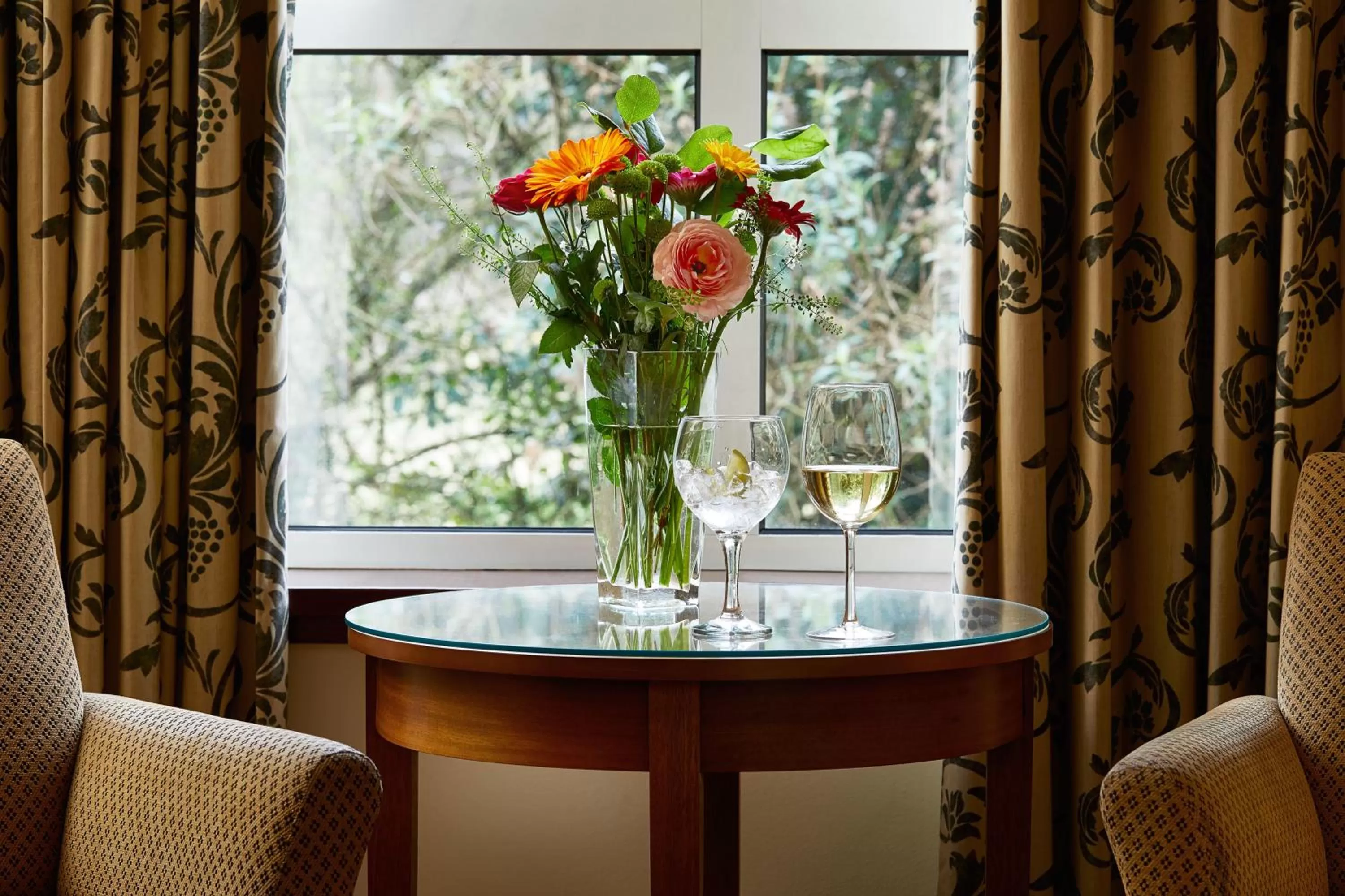 Seating area in The Grange Manor