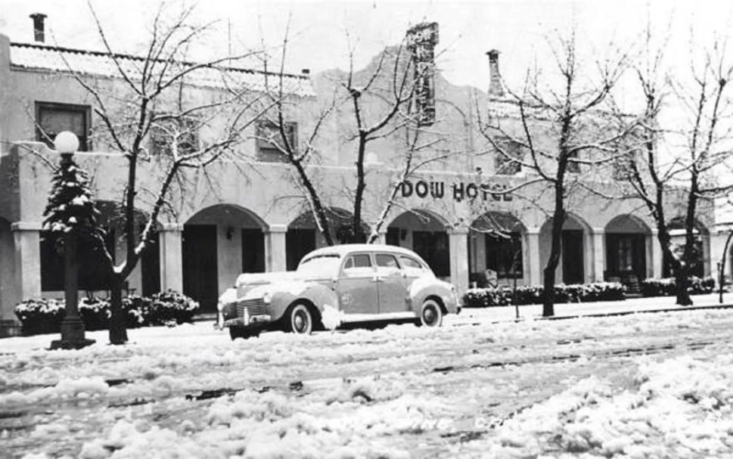 Winter in Historic Dow Hotel