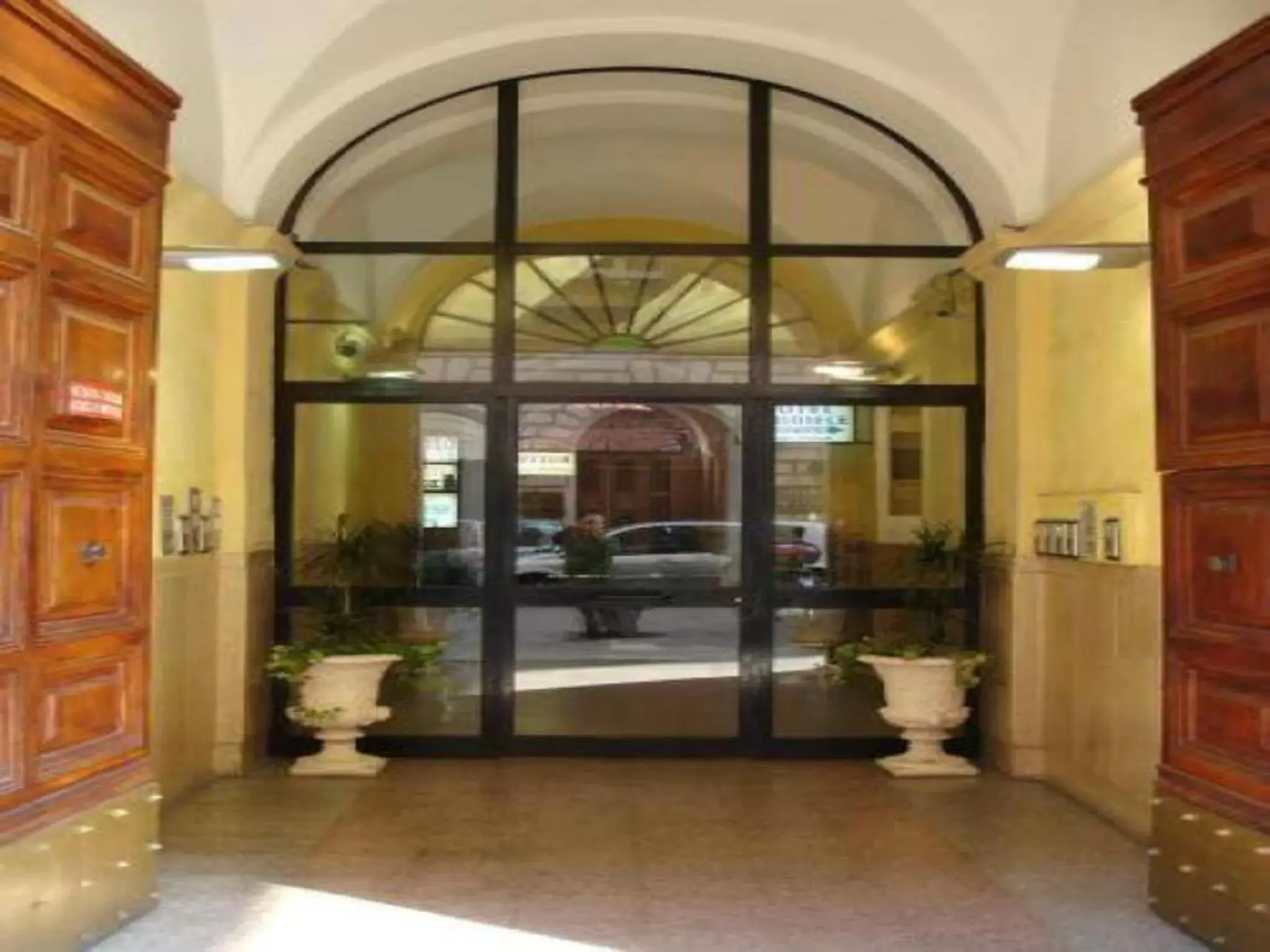 Facade/entrance in Hotel Orlanda