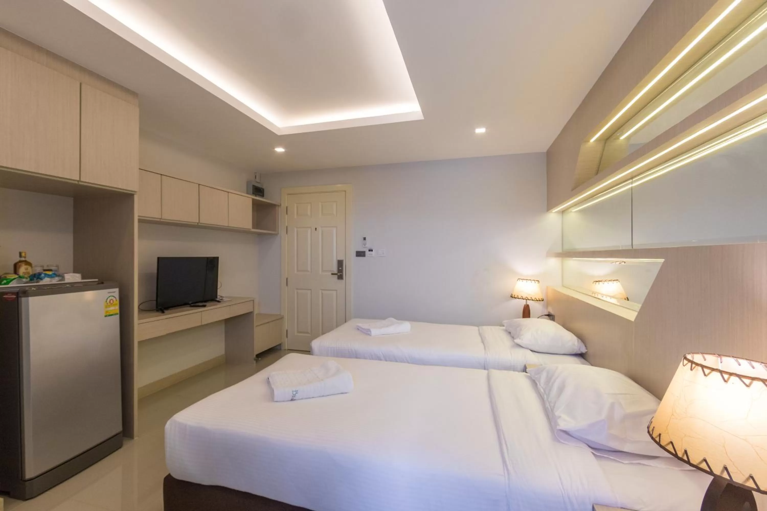 Bed in B-your home Hotel Don Mueang Airport Bangkok 如你家酒店