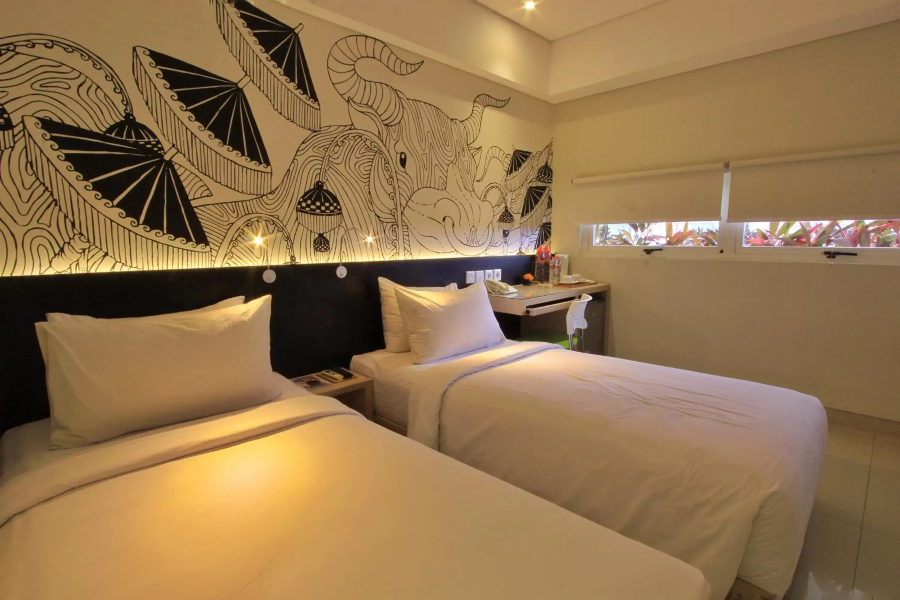 Bedroom, Bed in Grandmas Plus Hotel Airport