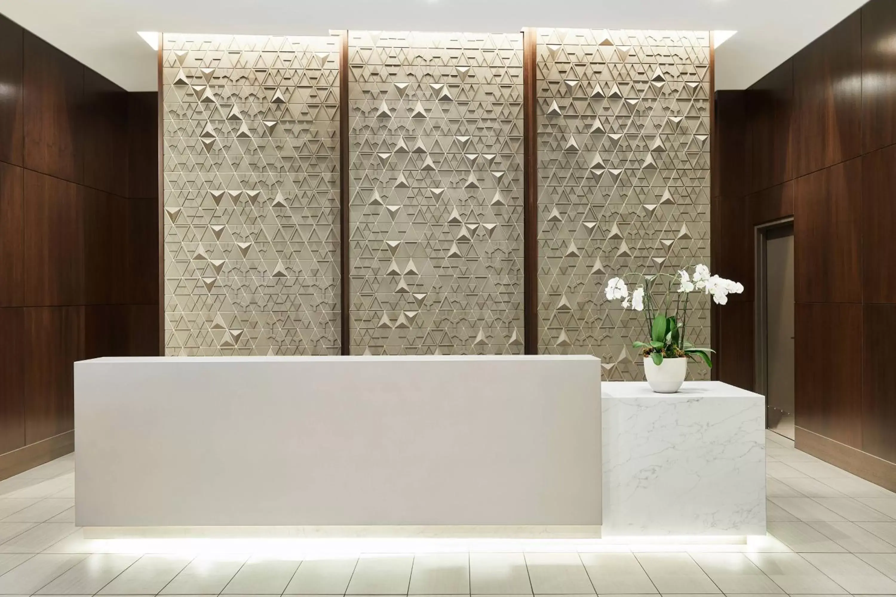 Lobby or reception, Bathroom in AC Hotel by Marriott Beverly Hills