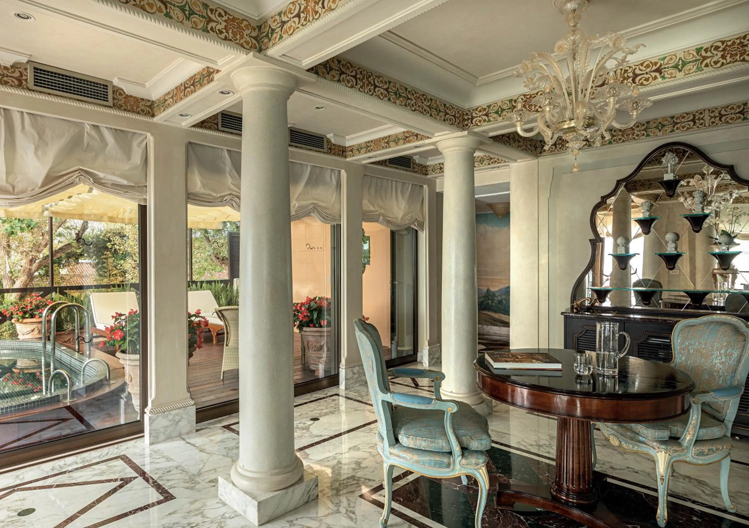 Dining area in Hotel Cipriani, A Belmond Hotel, Venice